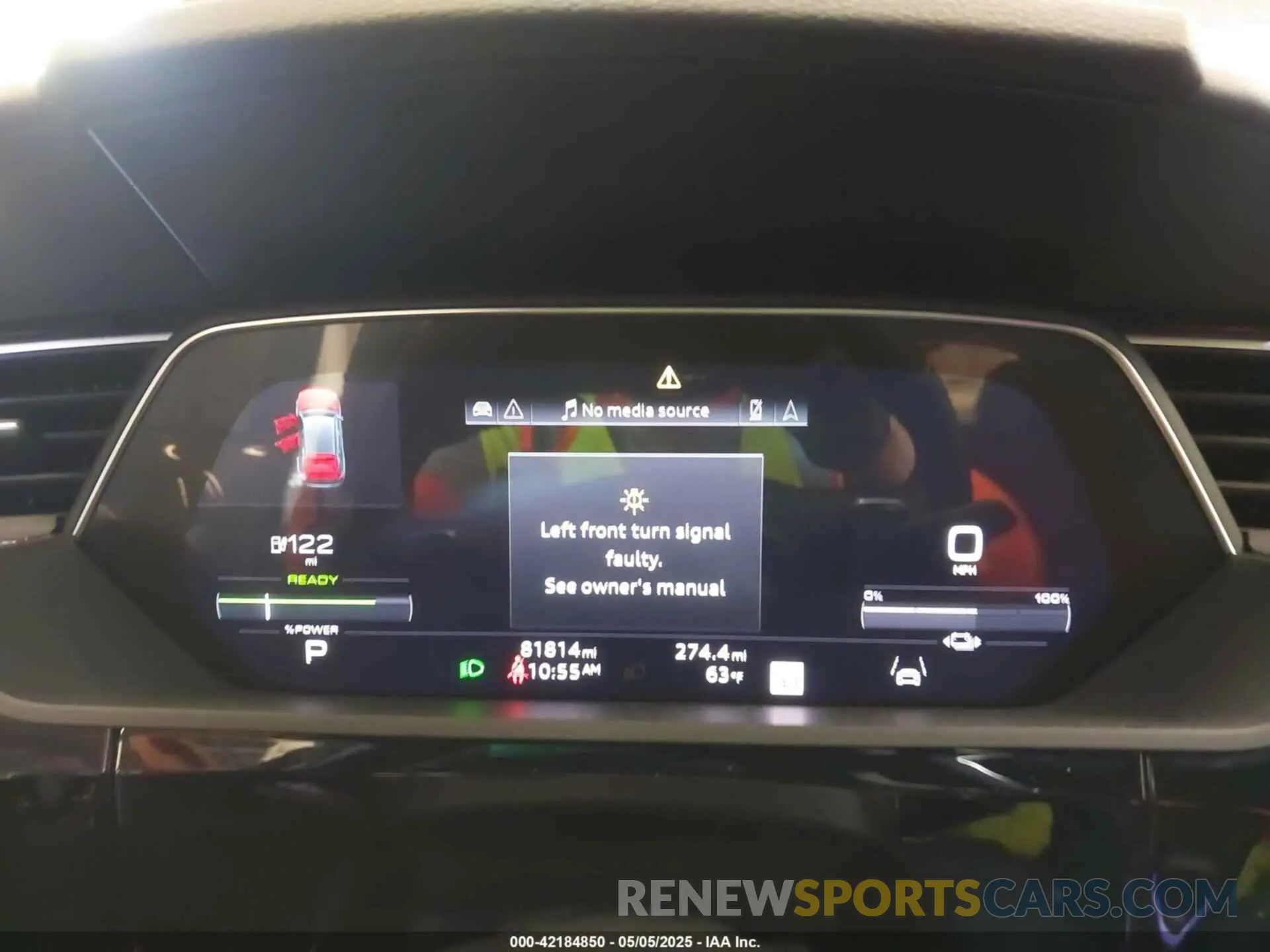 7 Photograph of a damaged car WA13ABGE9MB002521 AUDI E-TRON SPORTBACK 2021