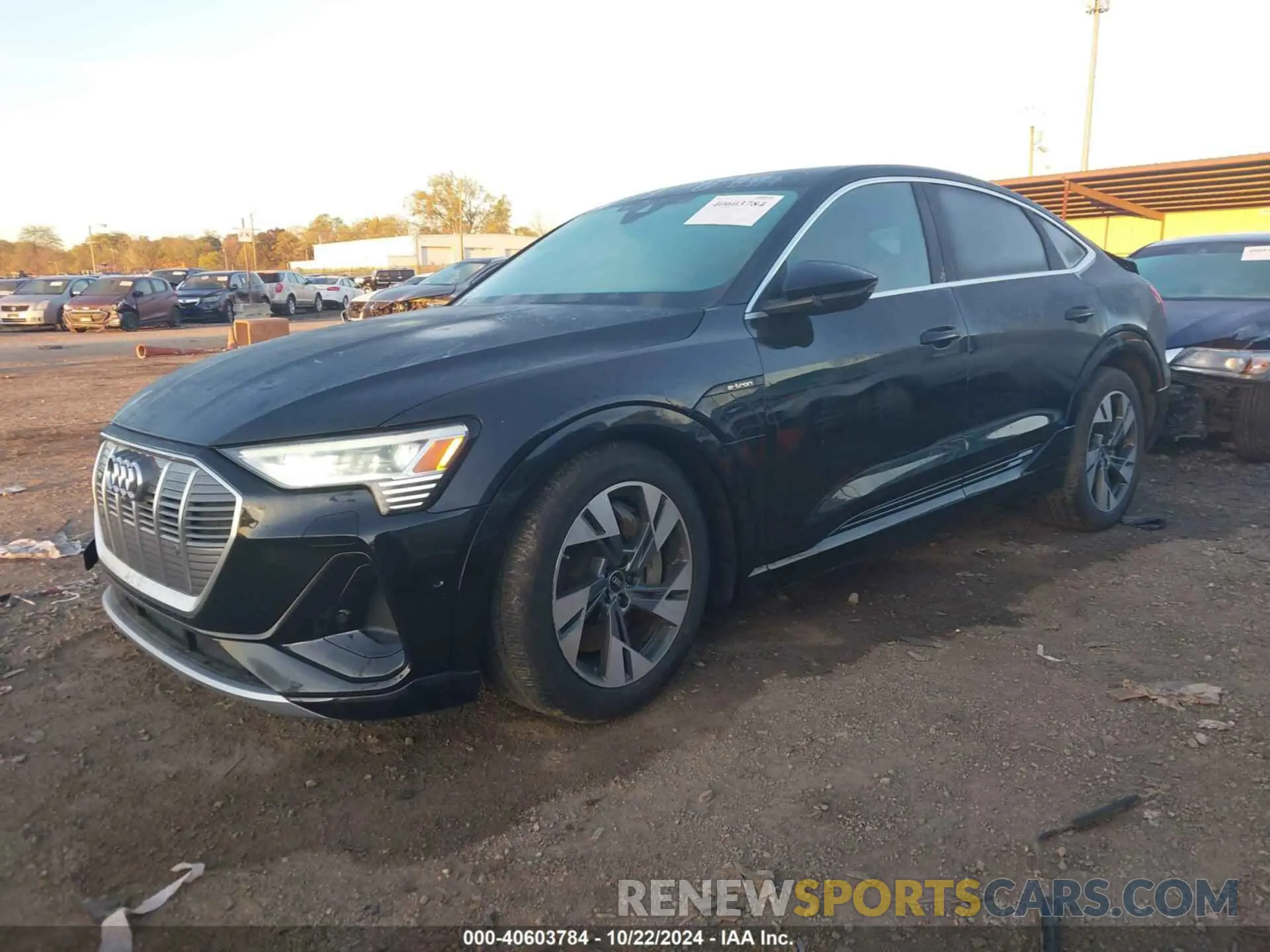 2 Photograph of a damaged car WA12AAGE5NB033921 AUDI E-TRON SPORTBACK 2022