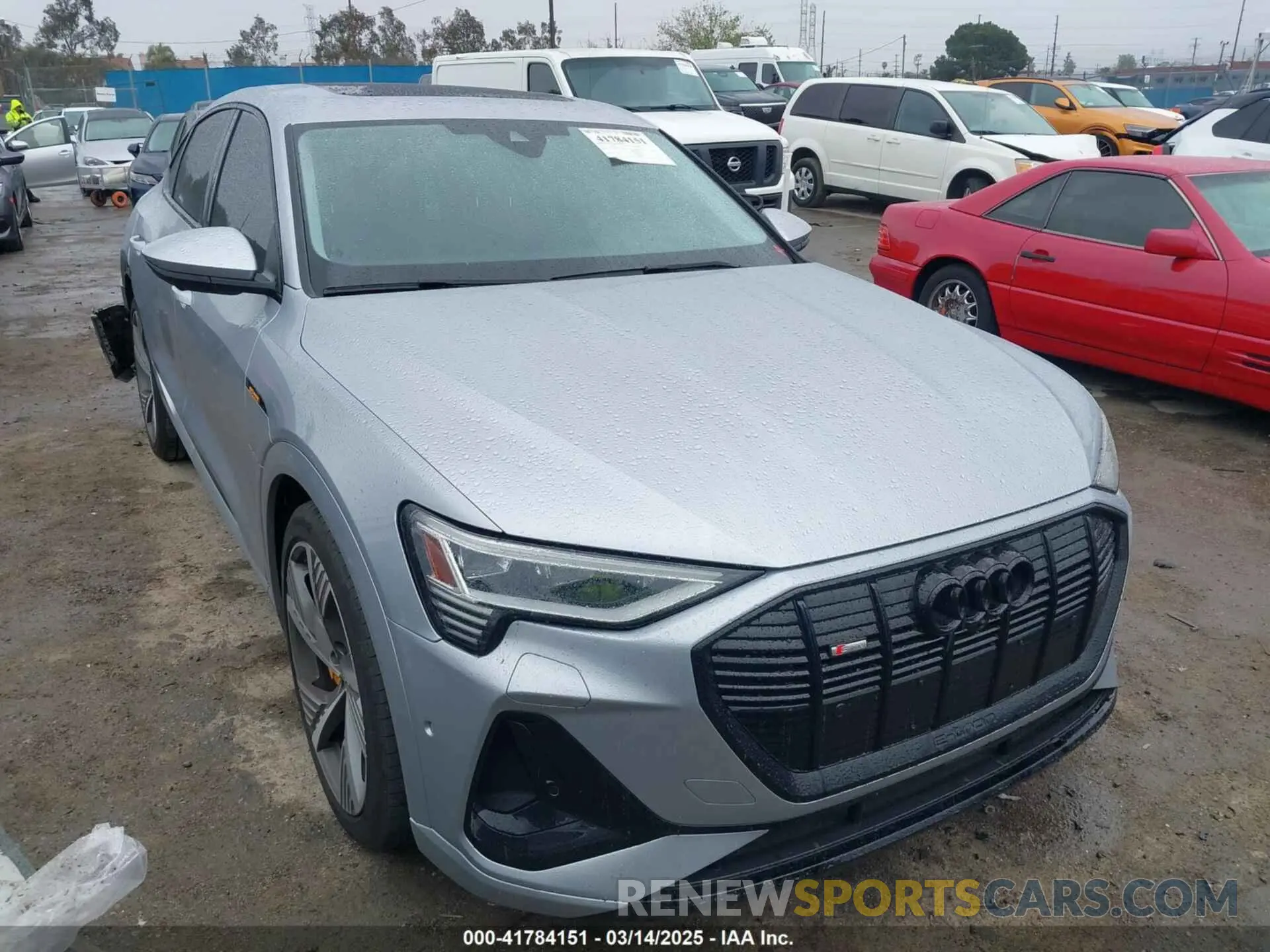 1 Photograph of a damaged car WA13AAGE0NB036424 AUDI E-TRON SPORTBACK 2022