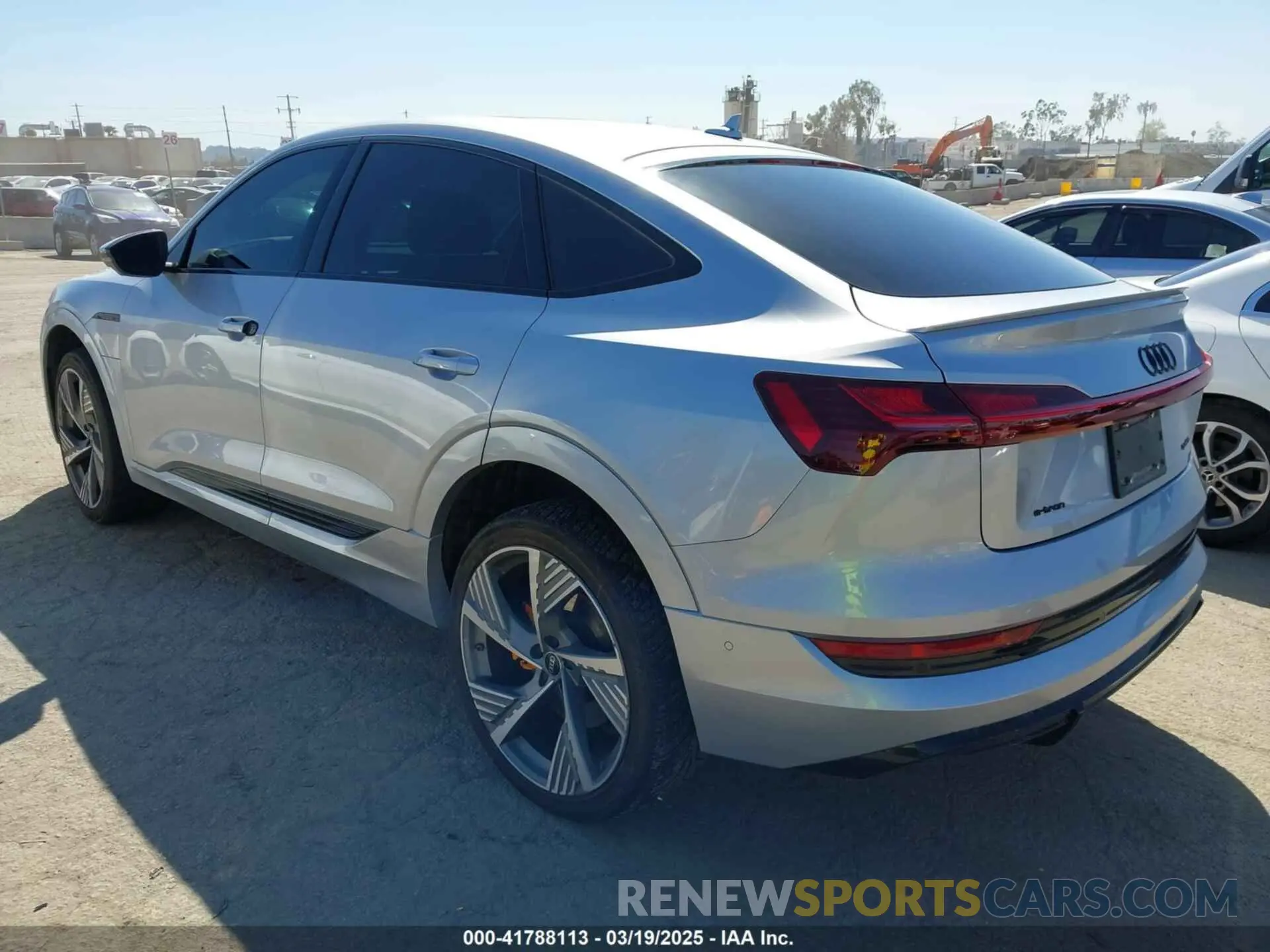 3 Photograph of a damaged car WA13AAGE3NB037647 AUDI E-TRON SPORTBACK 2022