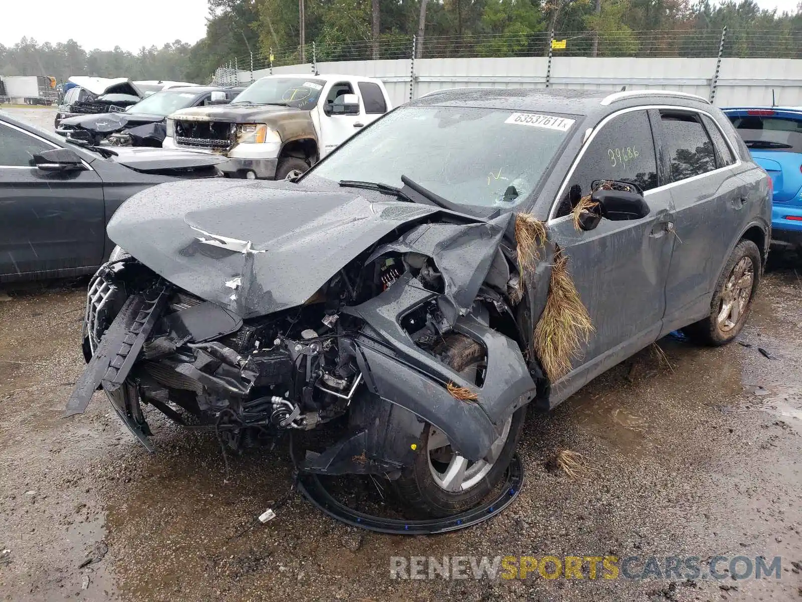 2 Photograph of a damaged car WA1AECF30K1076575 AUDI Q3 2019