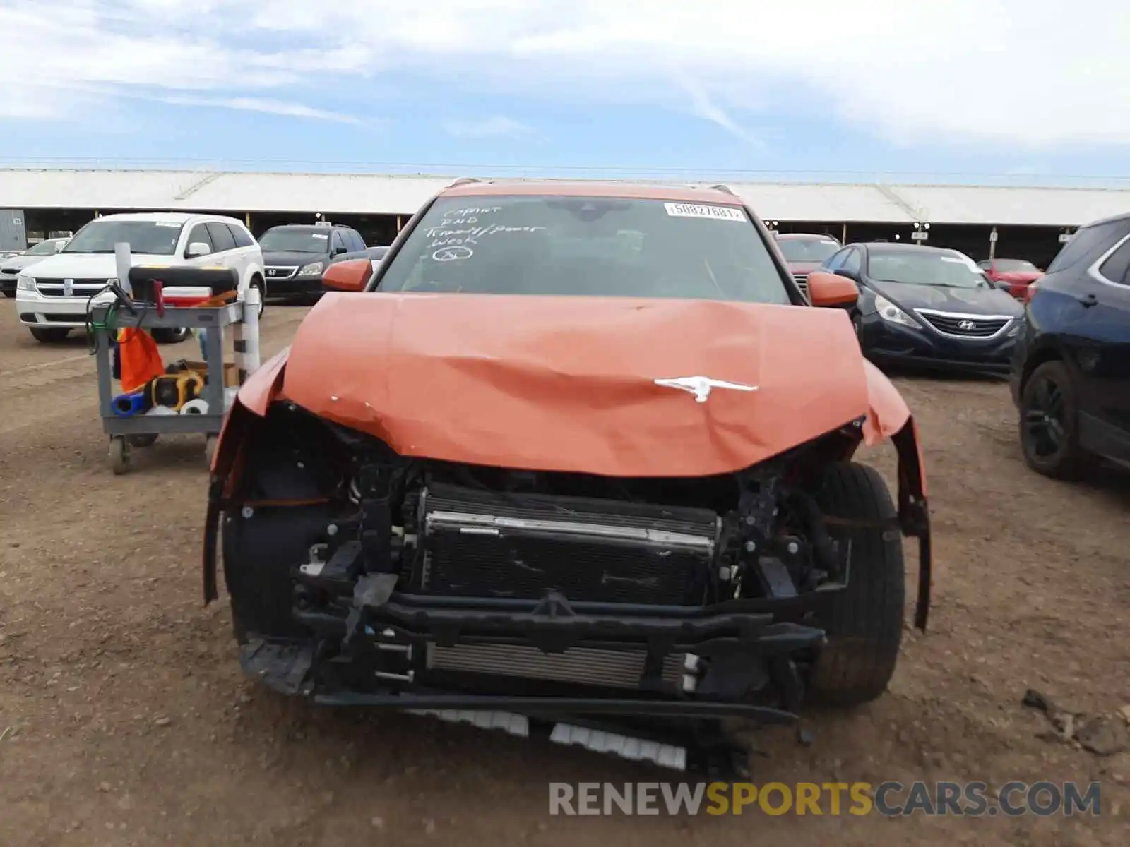 9 Photograph of a damaged car WA1AECF32K1078697 AUDI Q3 2019