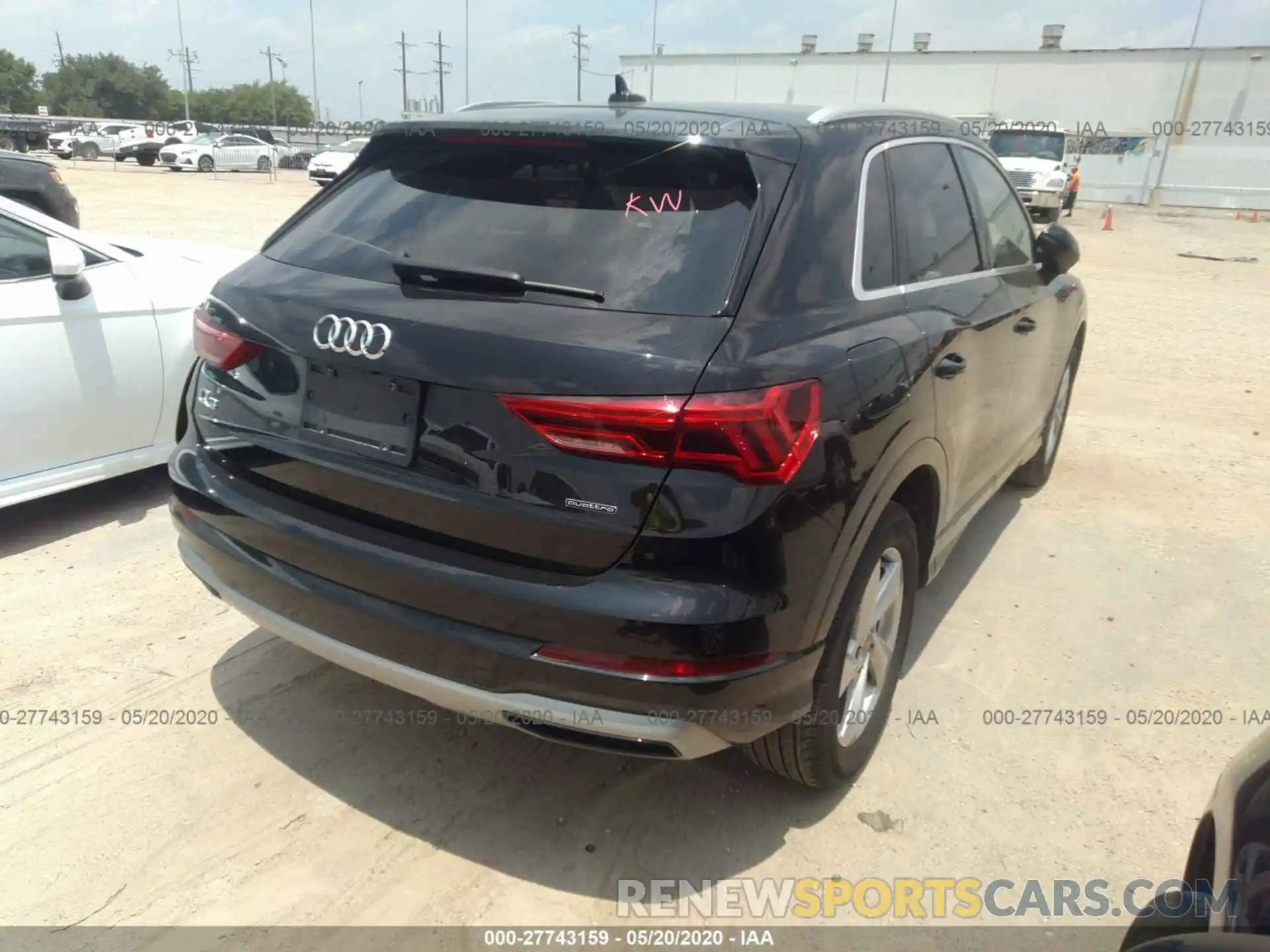 4 Photograph of a damaged car WA1AECF32K1084791 AUDI Q3 2019