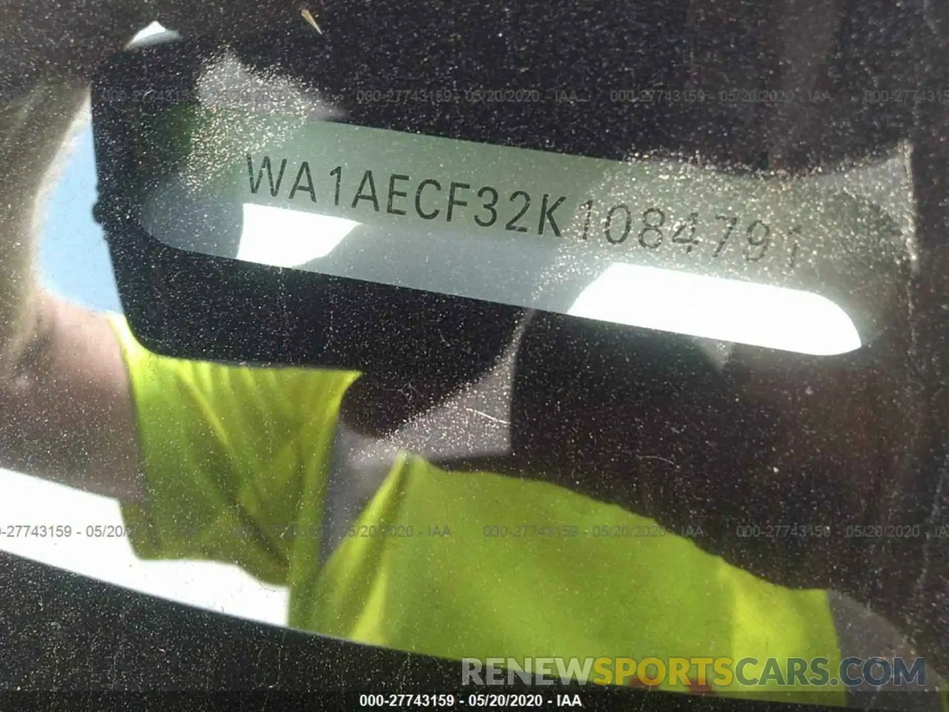 9 Photograph of a damaged car WA1AECF32K1084791 AUDI Q3 2019