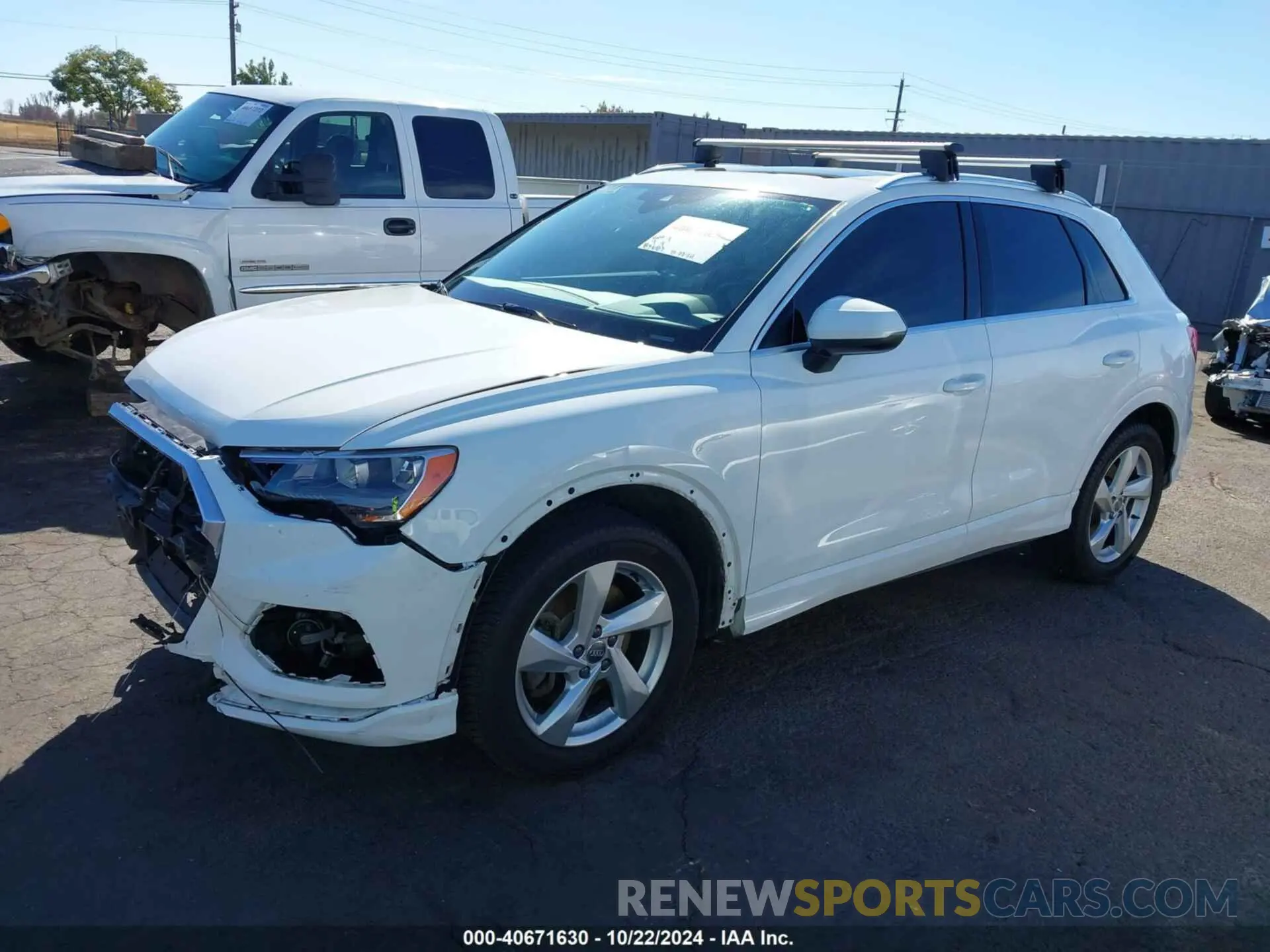 2 Photograph of a damaged car WA1AECF34K1075235 AUDI Q3 2019