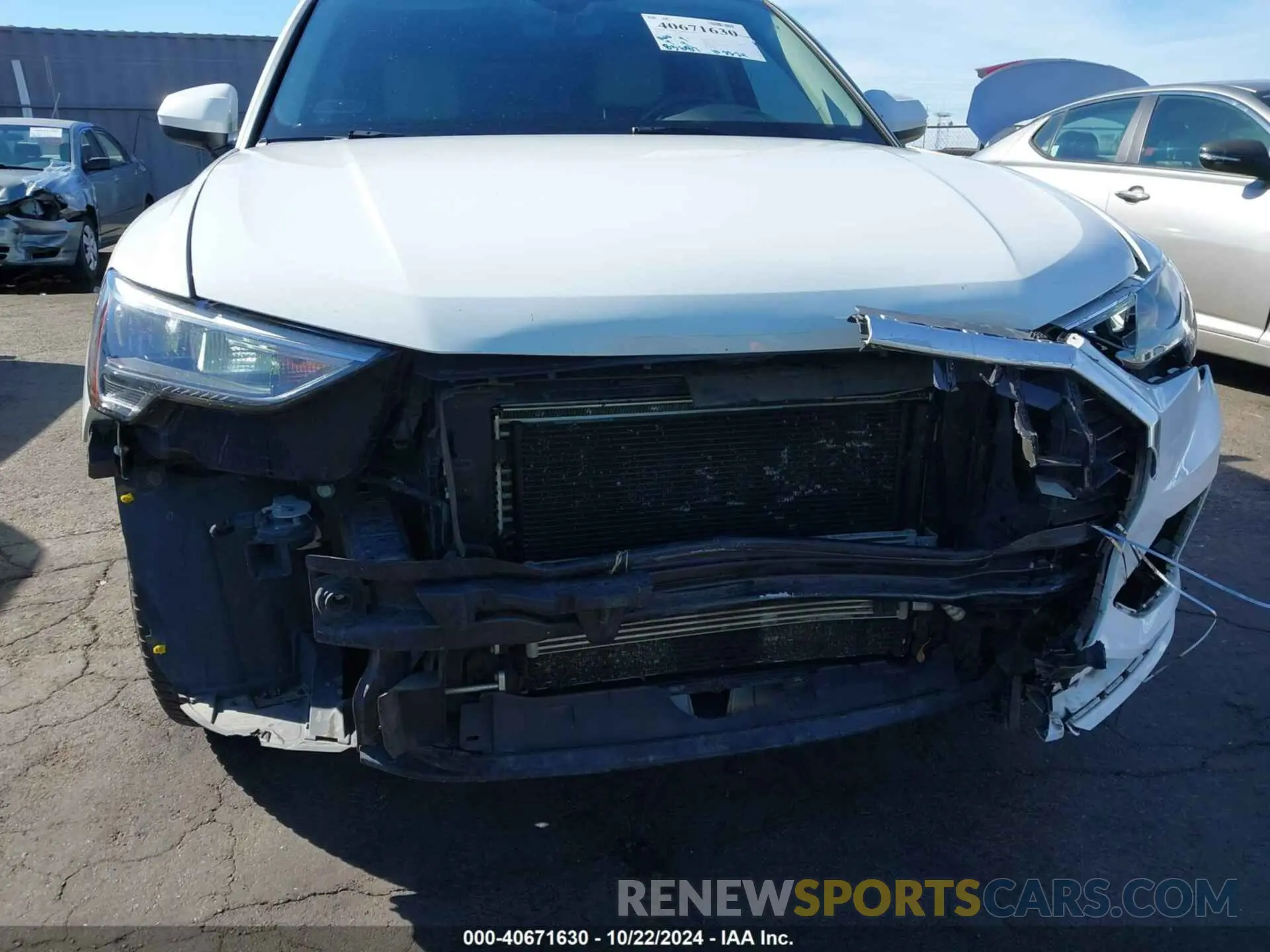 6 Photograph of a damaged car WA1AECF34K1075235 AUDI Q3 2019
