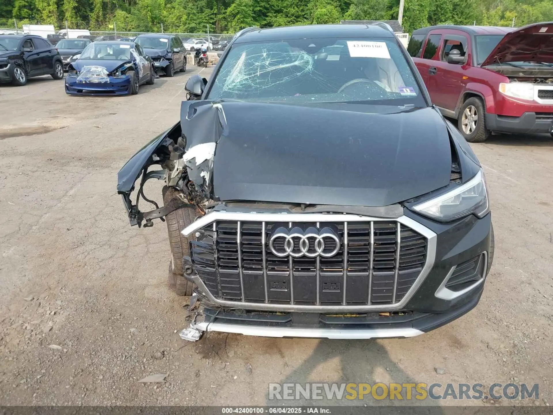 6 Photograph of a damaged car WA1AECF34K1080063 AUDI Q3 2019