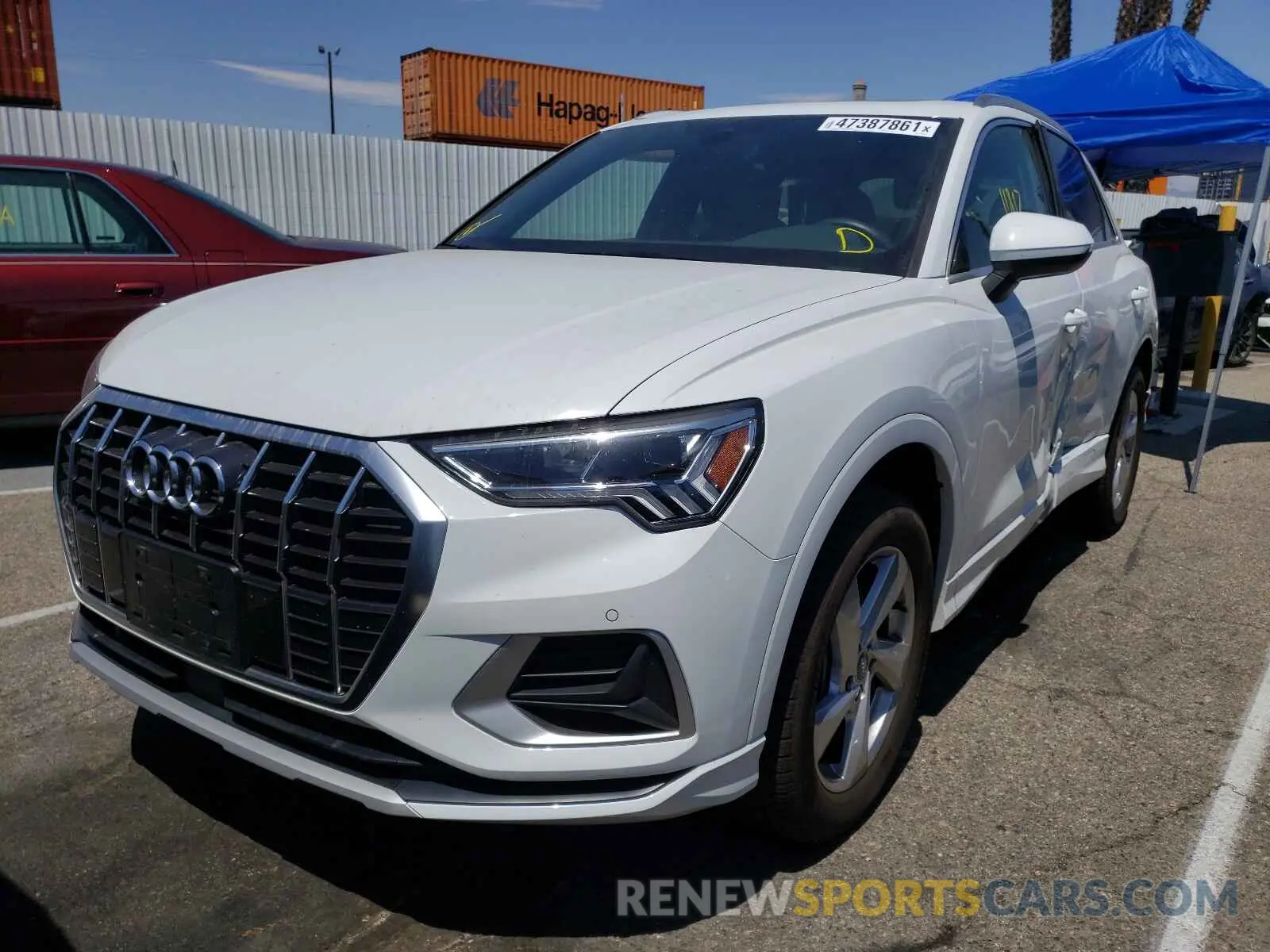 2 Photograph of a damaged car WA1BECF36K1062748 AUDI Q3 2019