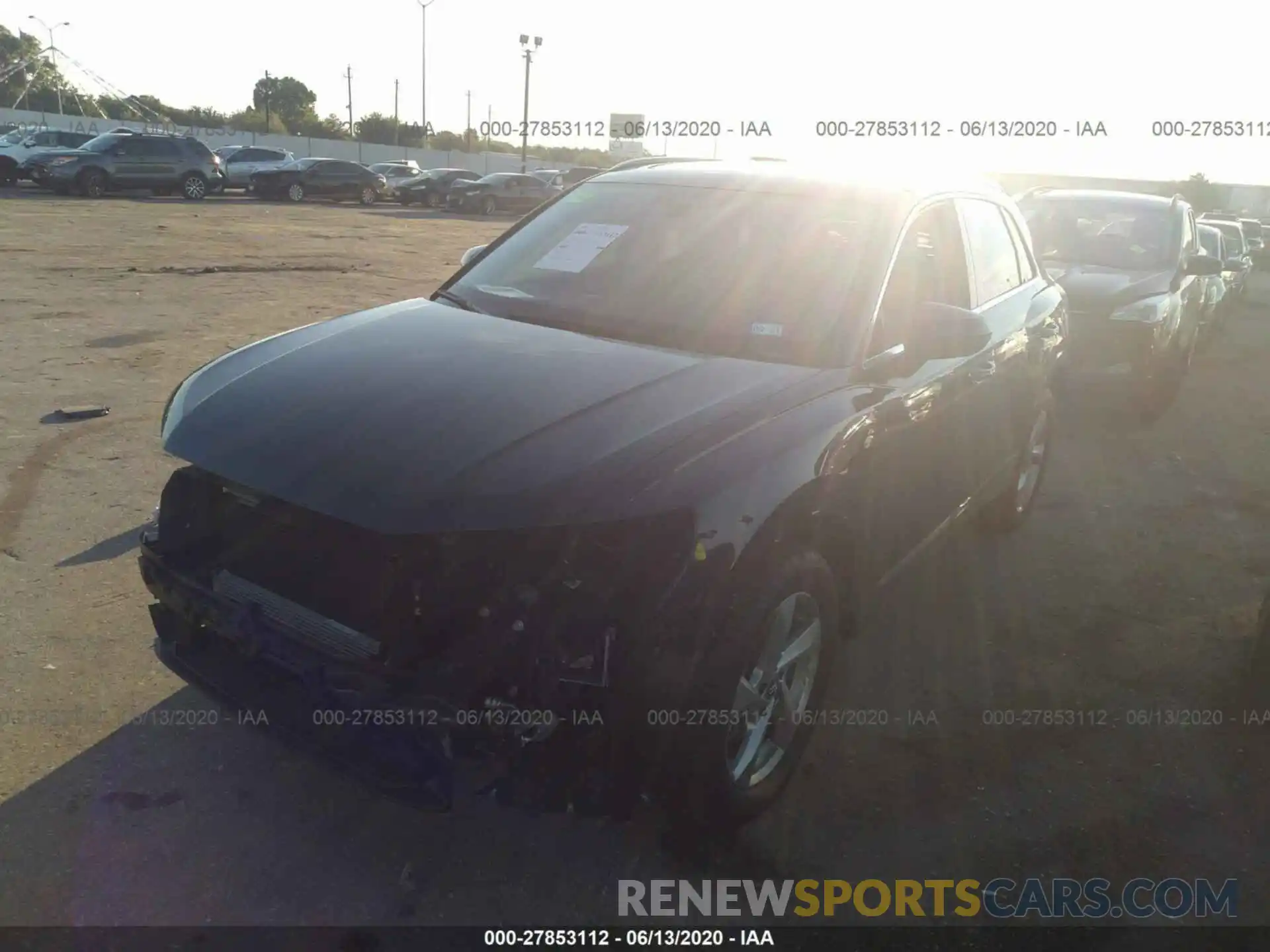 2 Photograph of a damaged car WA1BECF36K1080036 AUDI Q3 2019