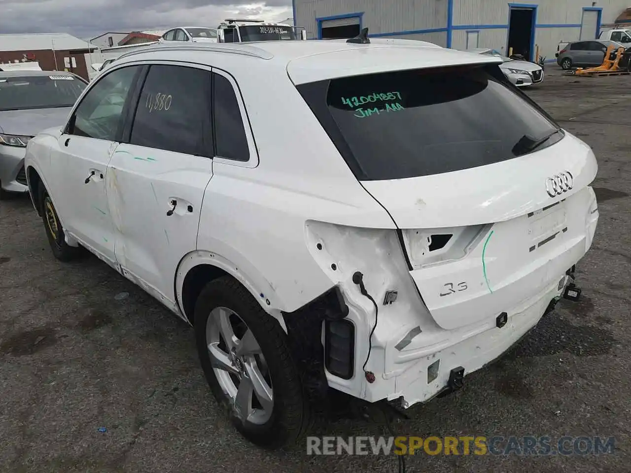 3 Photograph of a damaged car WA1BECF39K1067345 AUDI Q3 2019