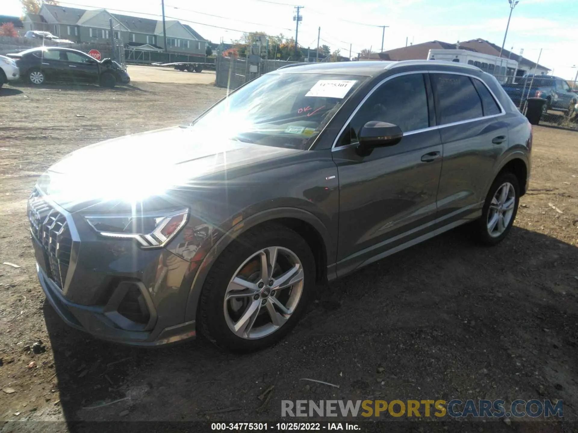 2 Photograph of a damaged car WA1EECF34K1080968 AUDI Q3 2019