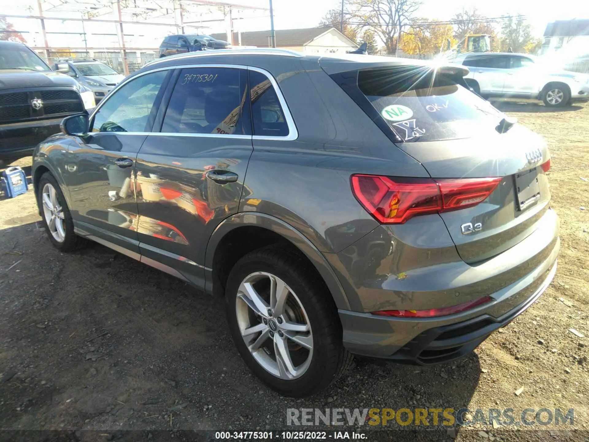 3 Photograph of a damaged car WA1EECF34K1080968 AUDI Q3 2019