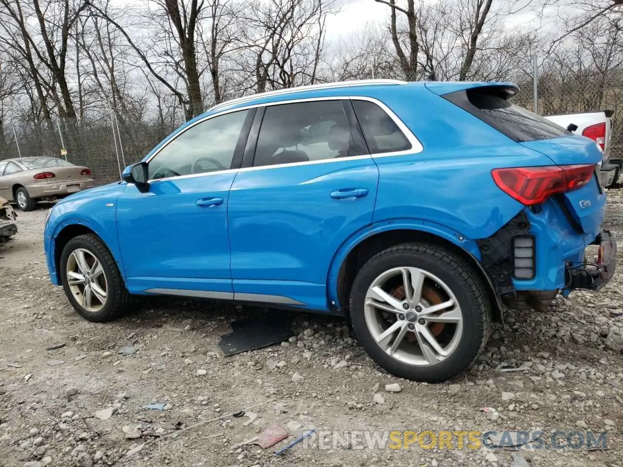 2 Photograph of a damaged car WA1EECF39K1088046 AUDI Q3 2019