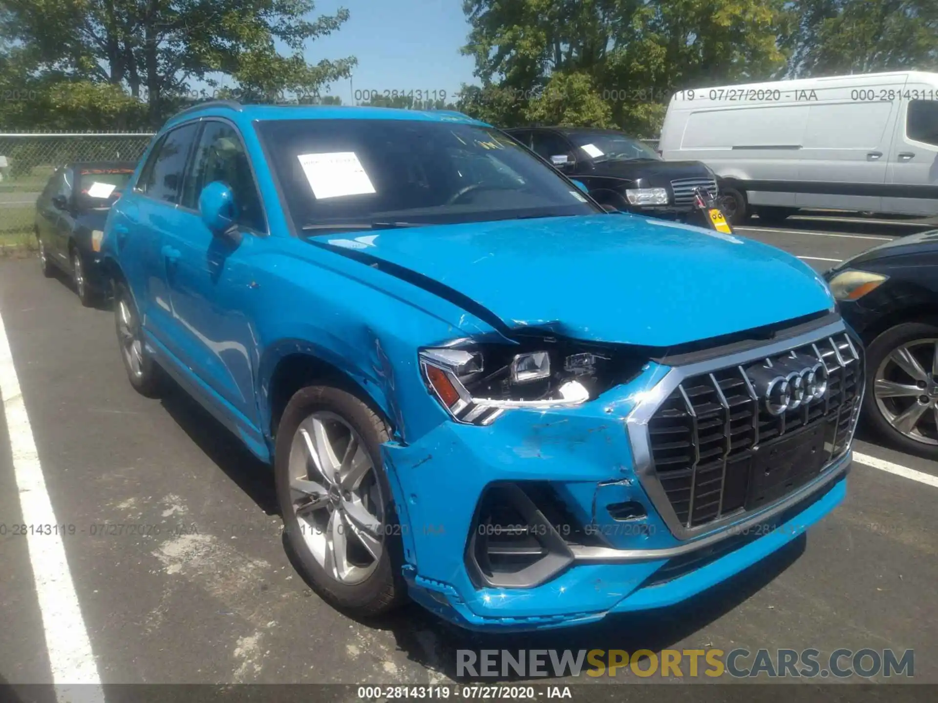 1 Photograph of a damaged car WA1FECF36K1066817 AUDI Q3 2019