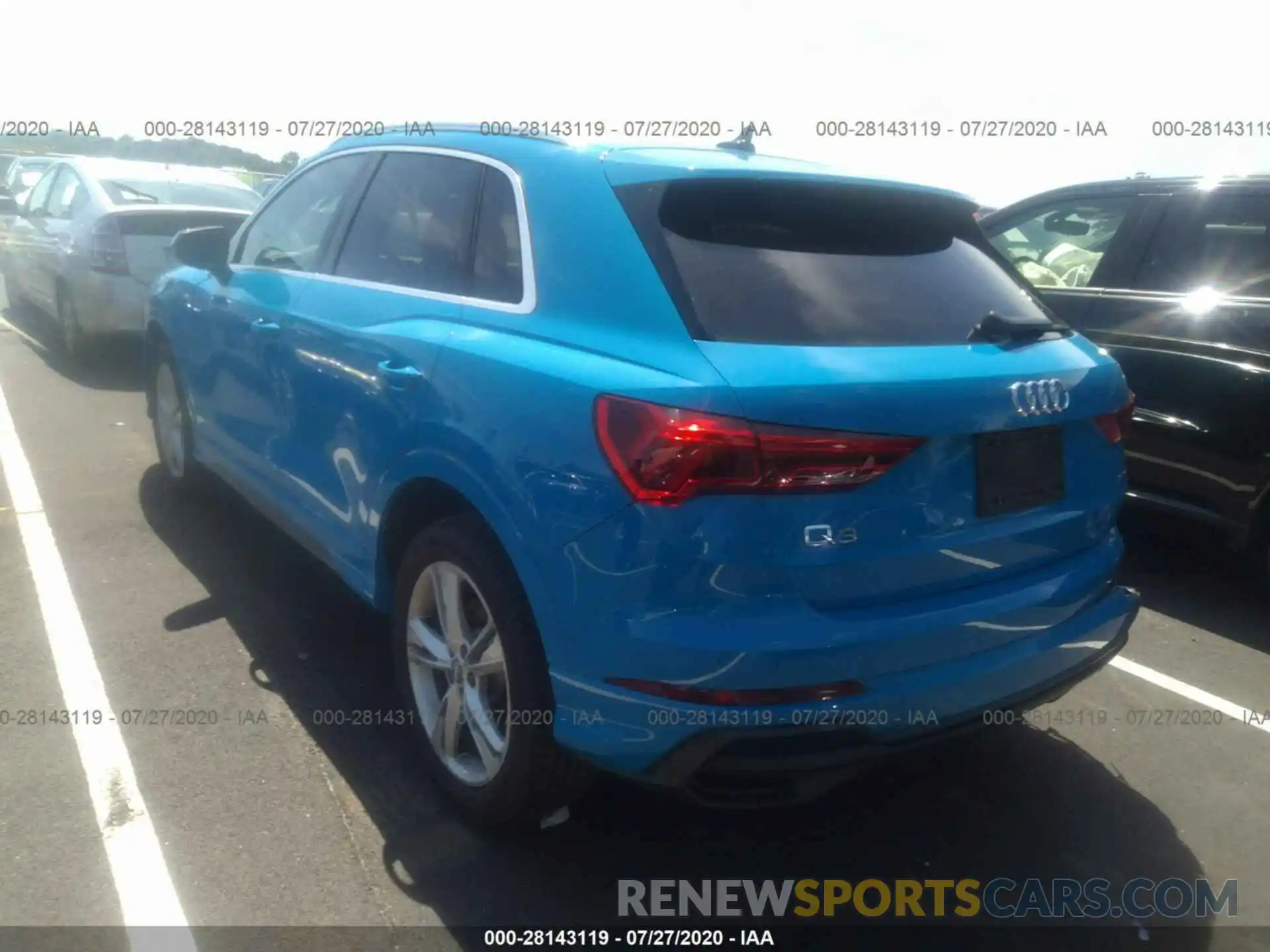 3 Photograph of a damaged car WA1FECF36K1066817 AUDI Q3 2019