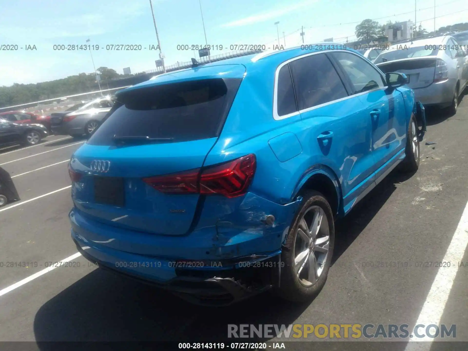 4 Photograph of a damaged car WA1FECF36K1066817 AUDI Q3 2019