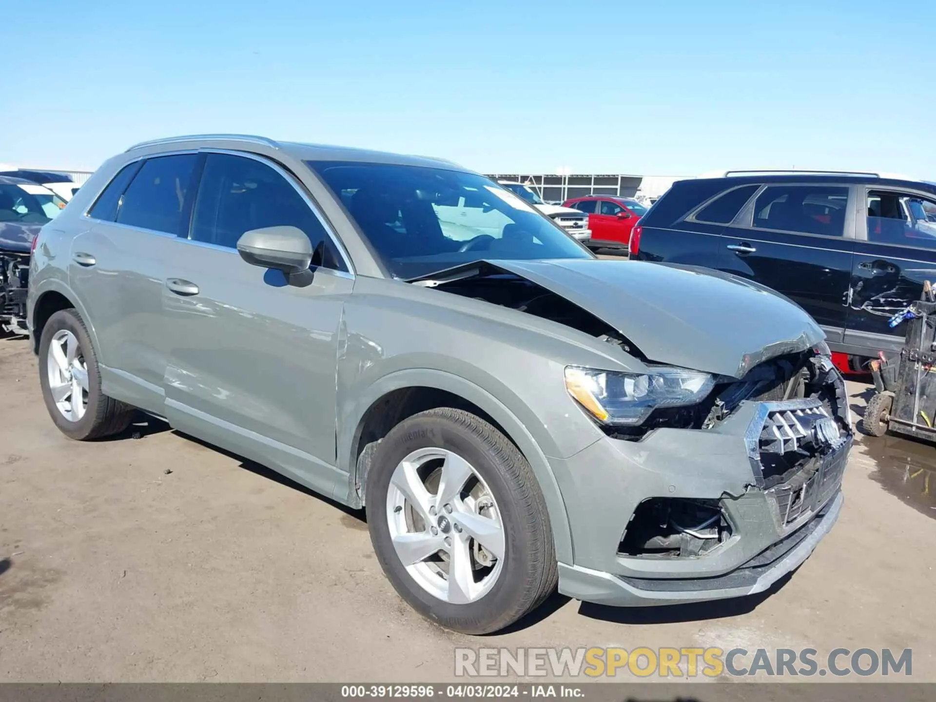 1 Photograph of a damaged car WA1AECF30L1007967 AUDI Q3 2020