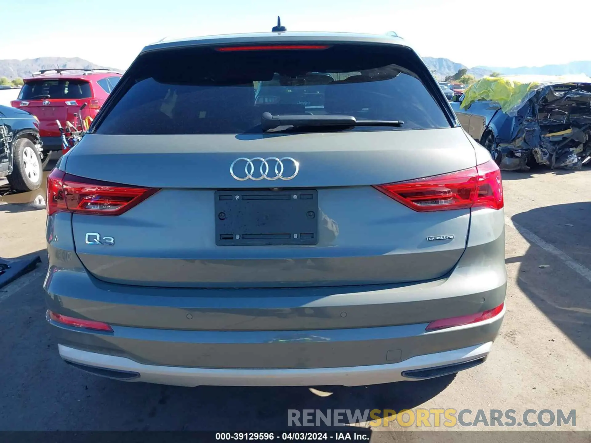 16 Photograph of a damaged car WA1AECF30L1007967 AUDI Q3 2020