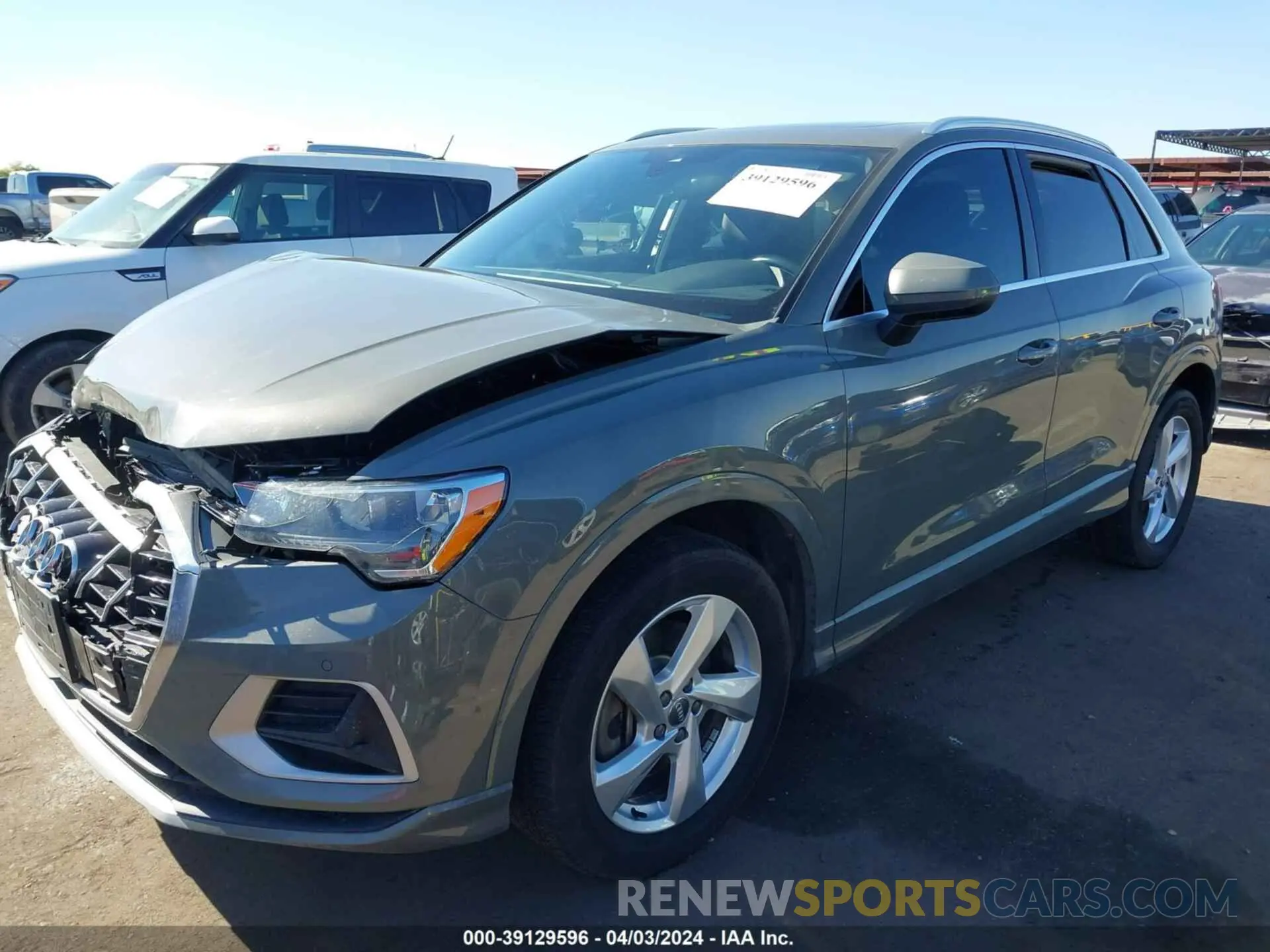 2 Photograph of a damaged car WA1AECF30L1007967 AUDI Q3 2020