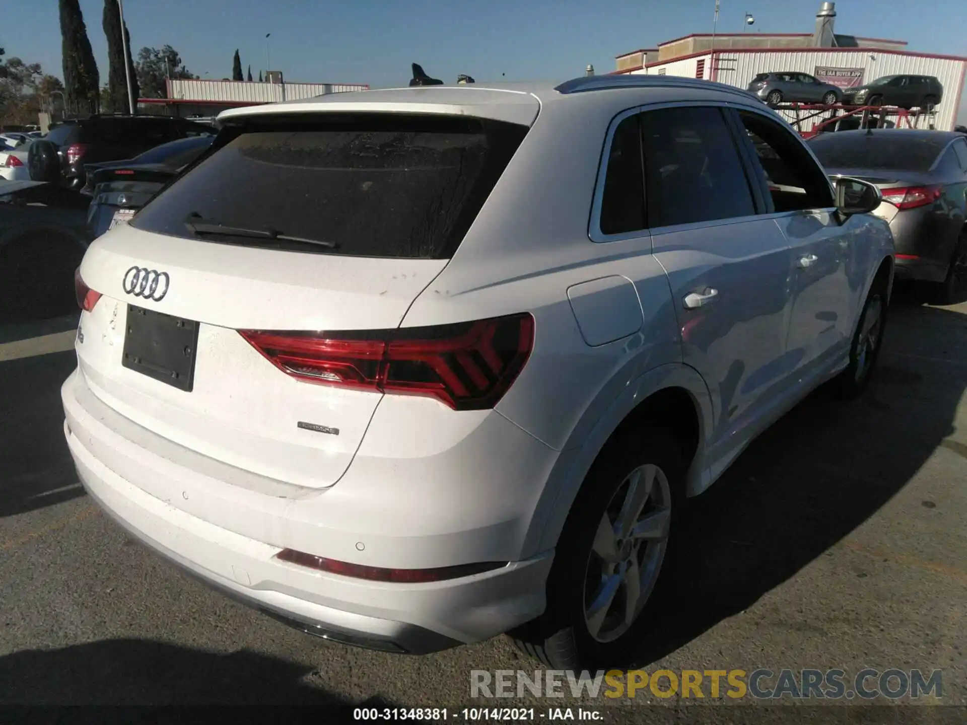 4 Photograph of a damaged car WA1AECF30L1011100 AUDI Q3 2020