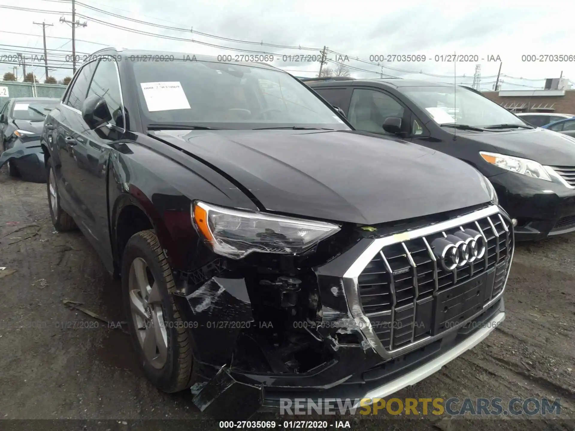 1 Photograph of a damaged car WA1AECF30L1019729 AUDI Q3 2020