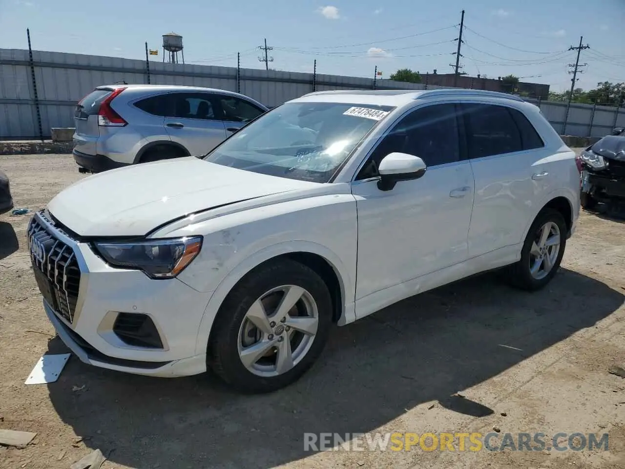 1 Photograph of a damaged car WA1AECF30L1068896 AUDI Q3 2020