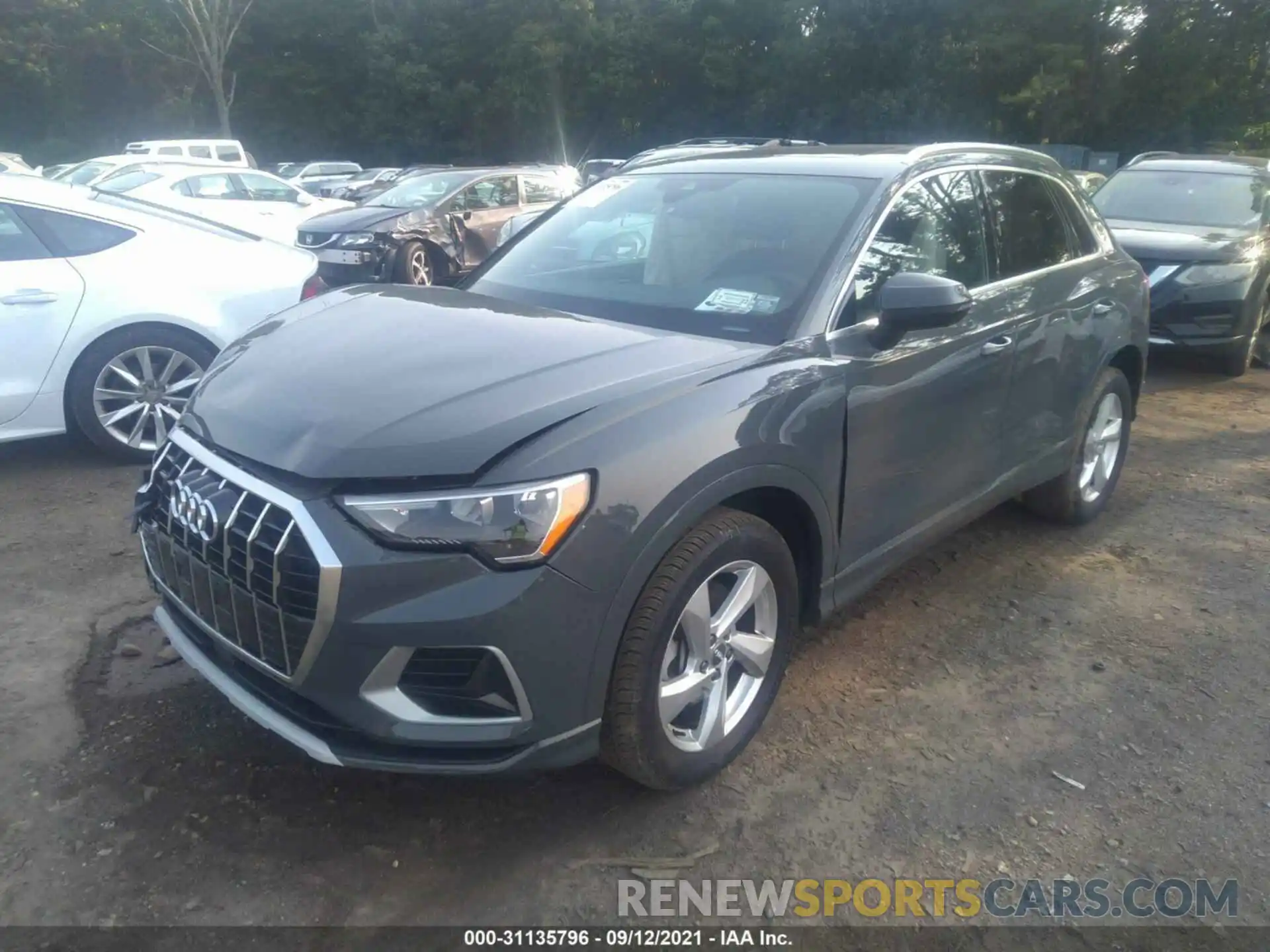 2 Photograph of a damaged car WA1AECF30L1097914 AUDI Q3 2020