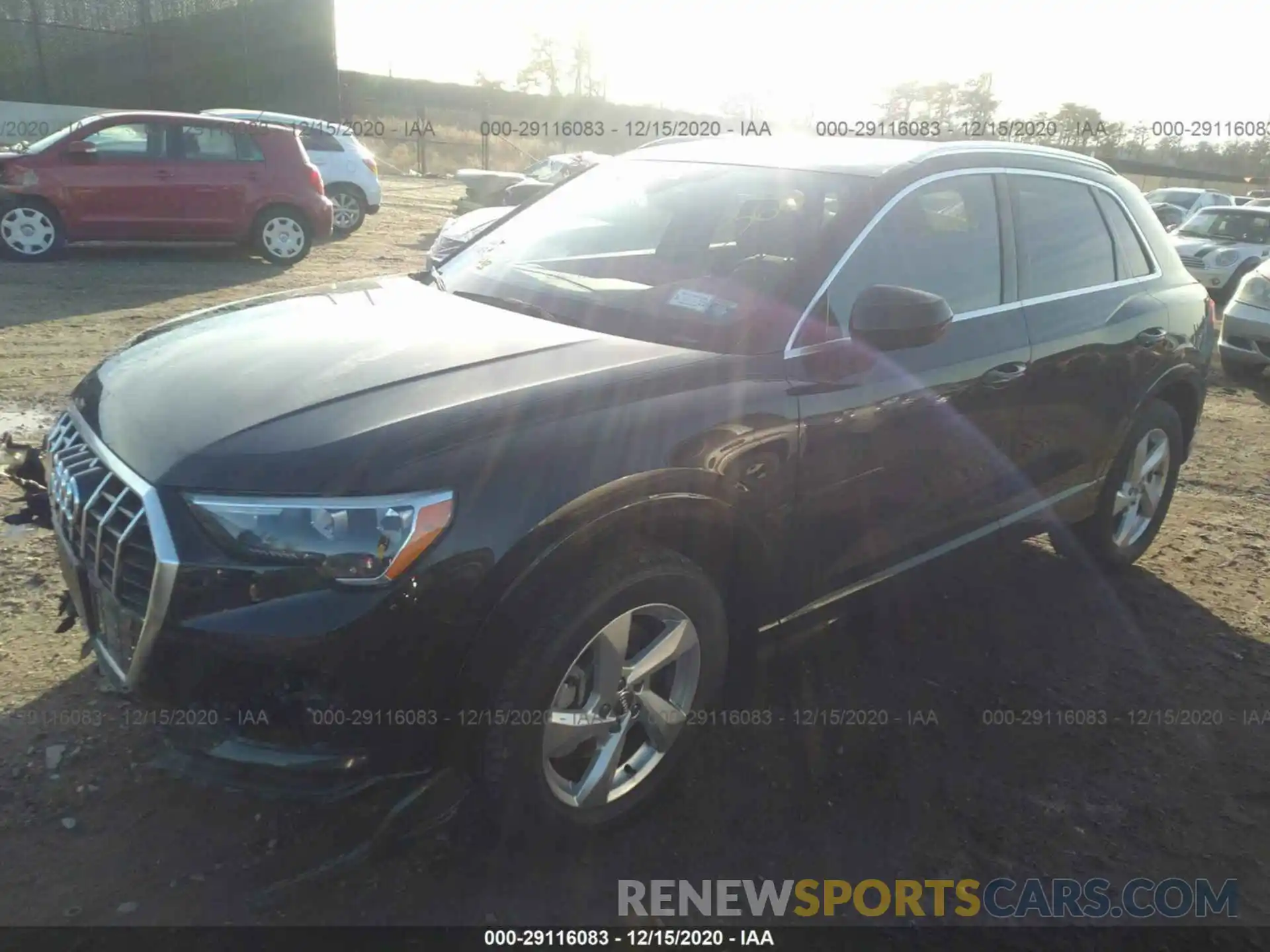 2 Photograph of a damaged car WA1AECF31L1111092 AUDI Q3 2020