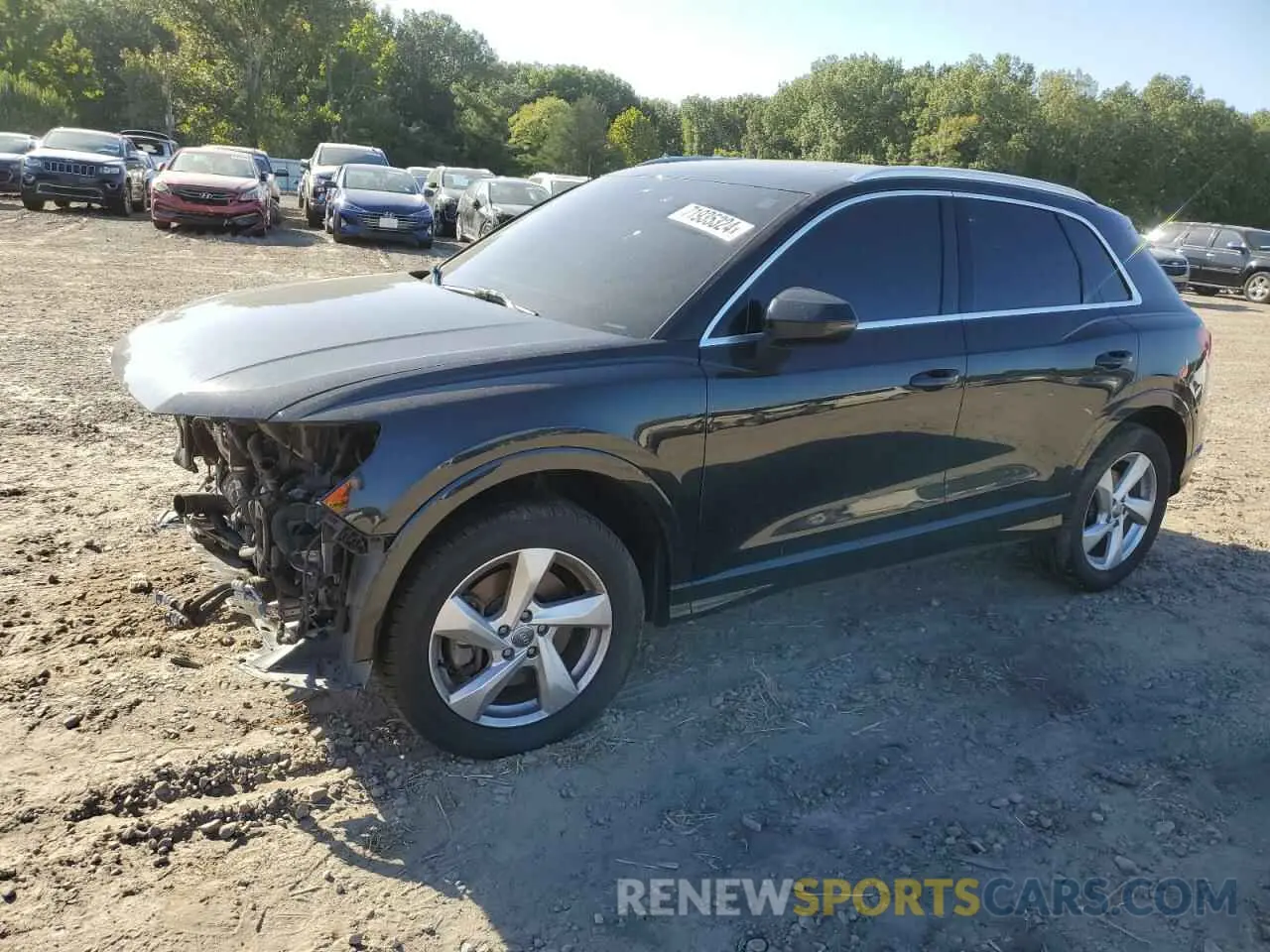 1 Photograph of a damaged car WA1AECF33L1025007 AUDI Q3 2020