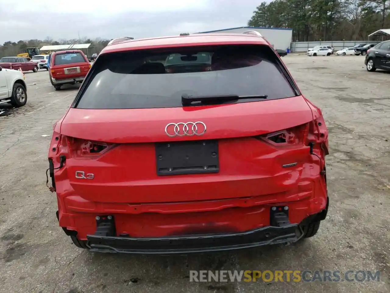 6 Photograph of a damaged car WA1AECF33L1032488 AUDI Q3 2020