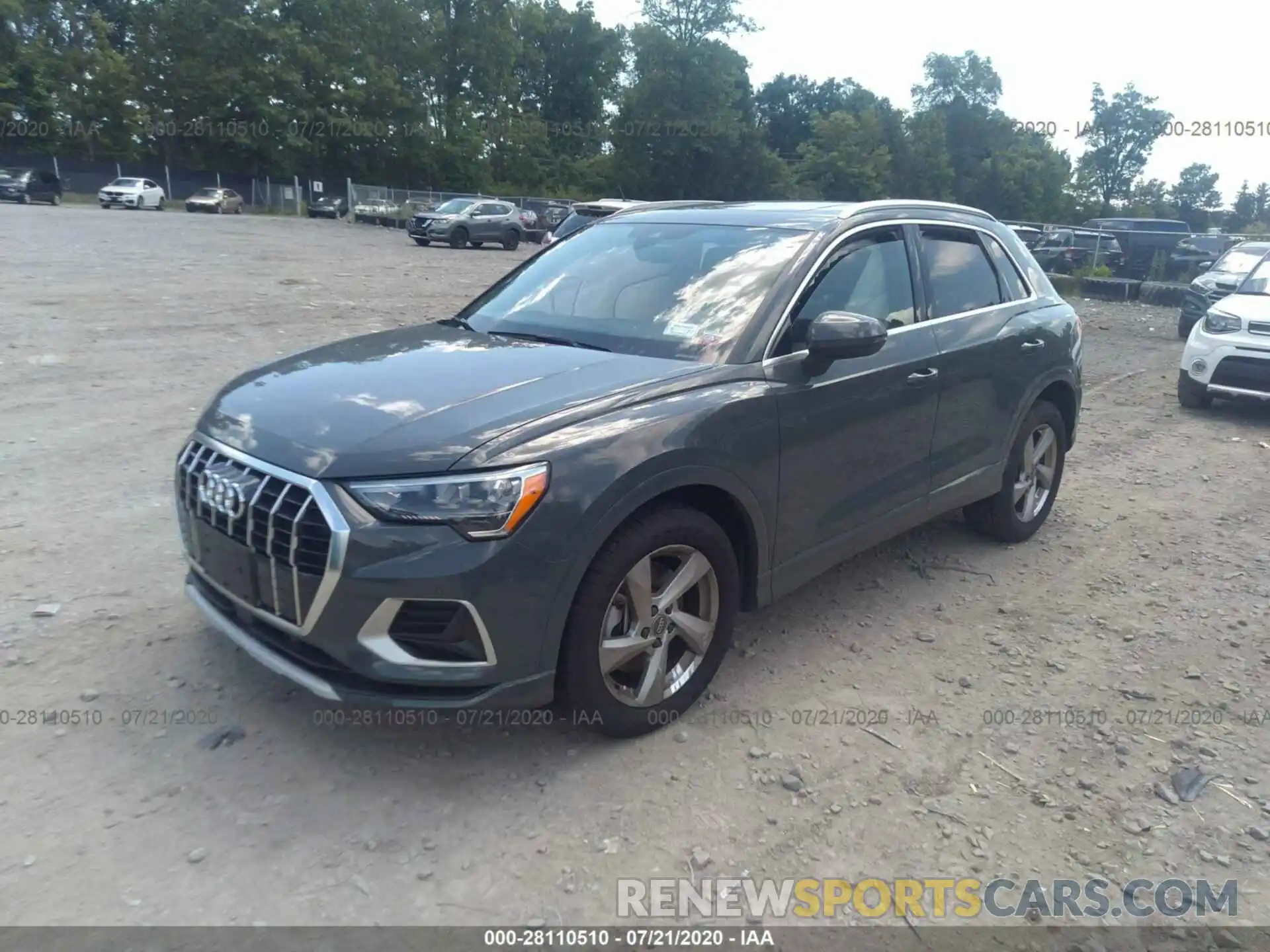 2 Photograph of a damaged car WA1AECF34L1021323 AUDI Q3 2020