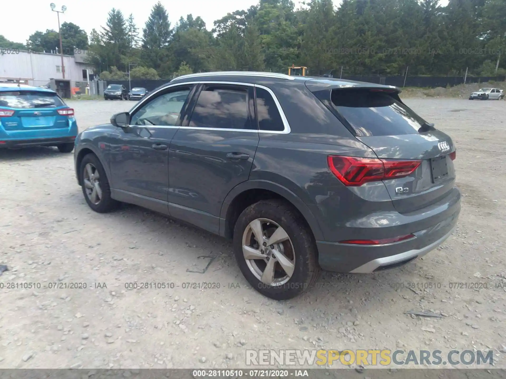 3 Photograph of a damaged car WA1AECF34L1021323 AUDI Q3 2020