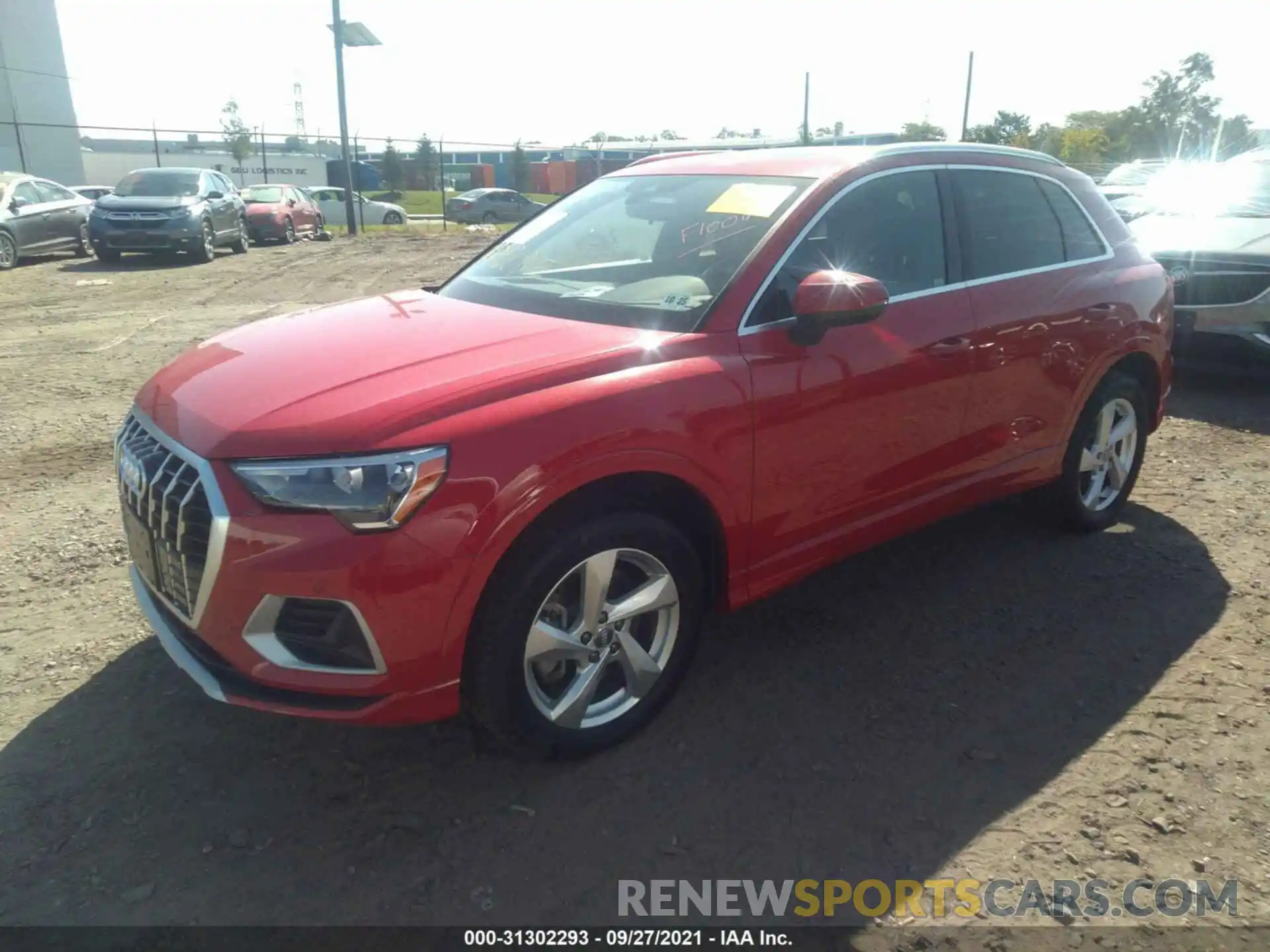 2 Photograph of a damaged car WA1AECF35L1080672 AUDI Q3 2020