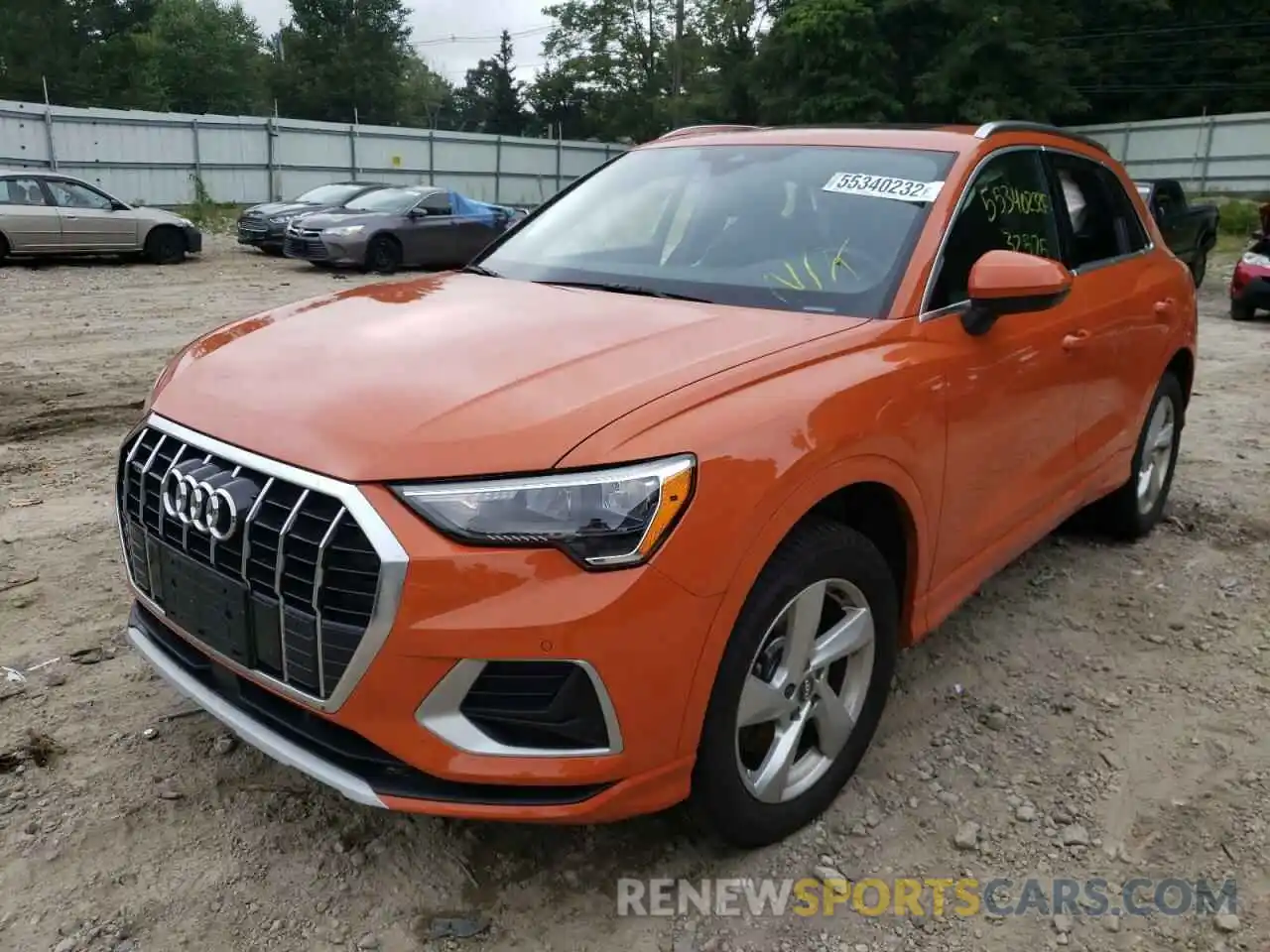 2 Photograph of a damaged car WA1AECF3XL1040118 AUDI Q3 2020