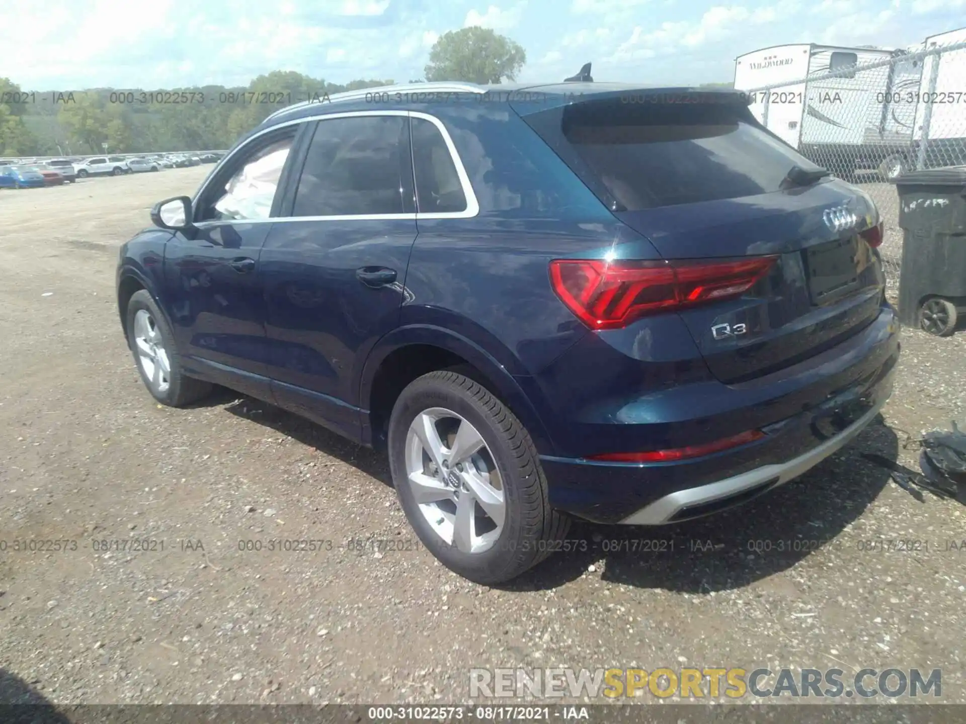 3 Photograph of a damaged car WA1BECF34L1082420 AUDI Q3 2020