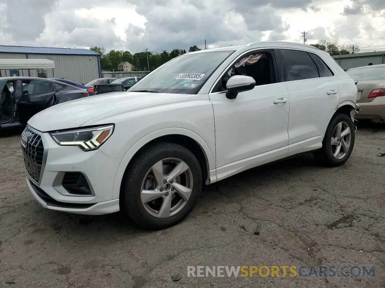 1 Photograph of a damaged car WA1BECF34L1106635 AUDI Q3 2020