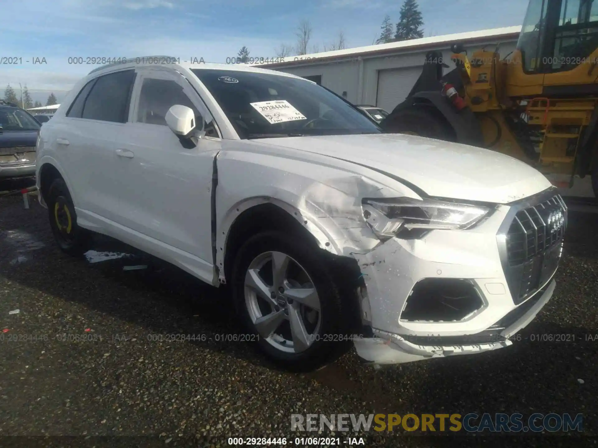 1 Photograph of a damaged car WA1BECF37L1005234 AUDI Q3 2020