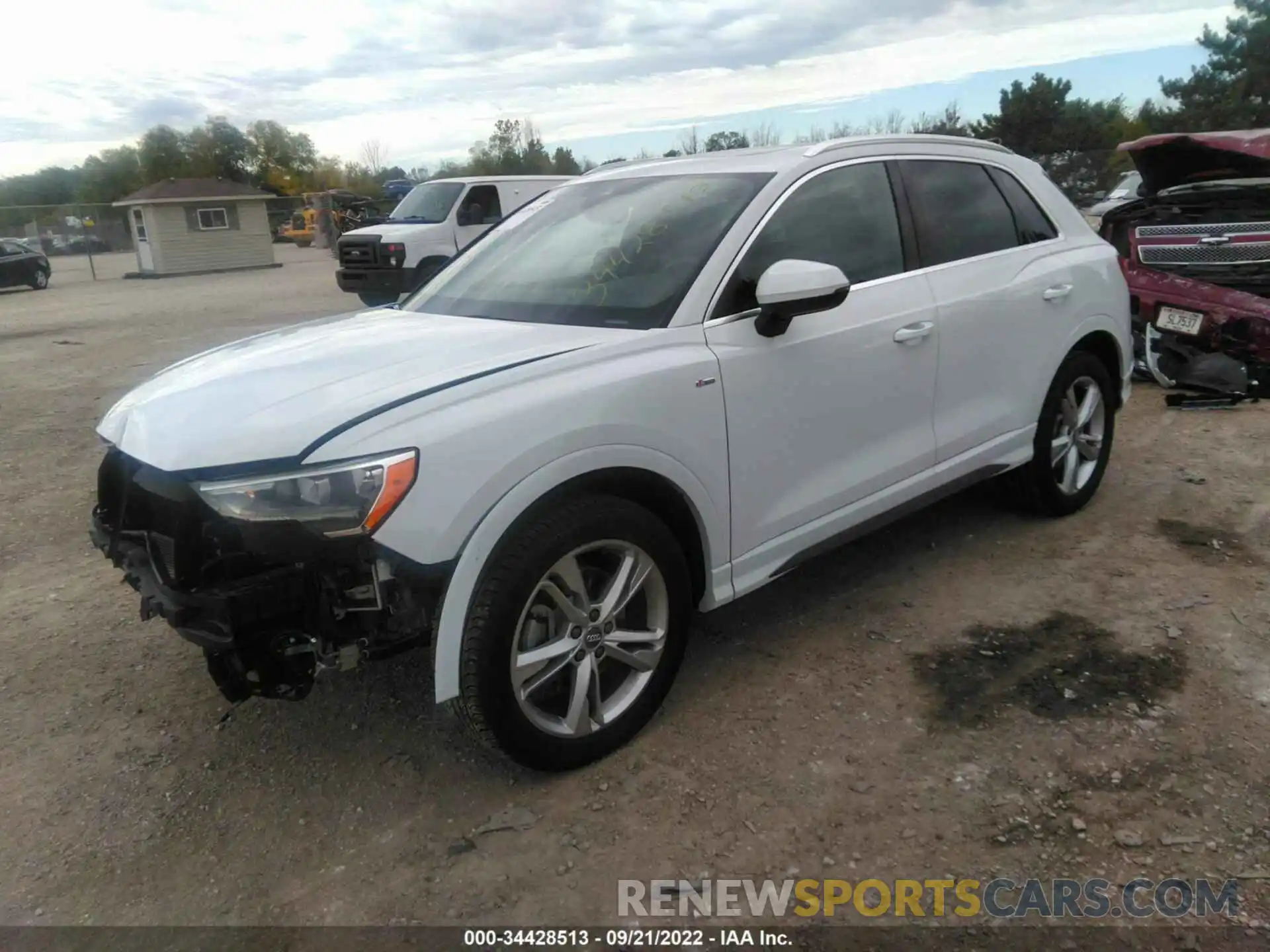 2 Photograph of a damaged car WA1DECF30L1039203 AUDI Q3 2020