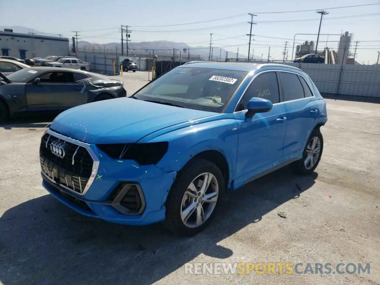 2 Photograph of a damaged car WA1DECF30L1121173 AUDI Q3 2020