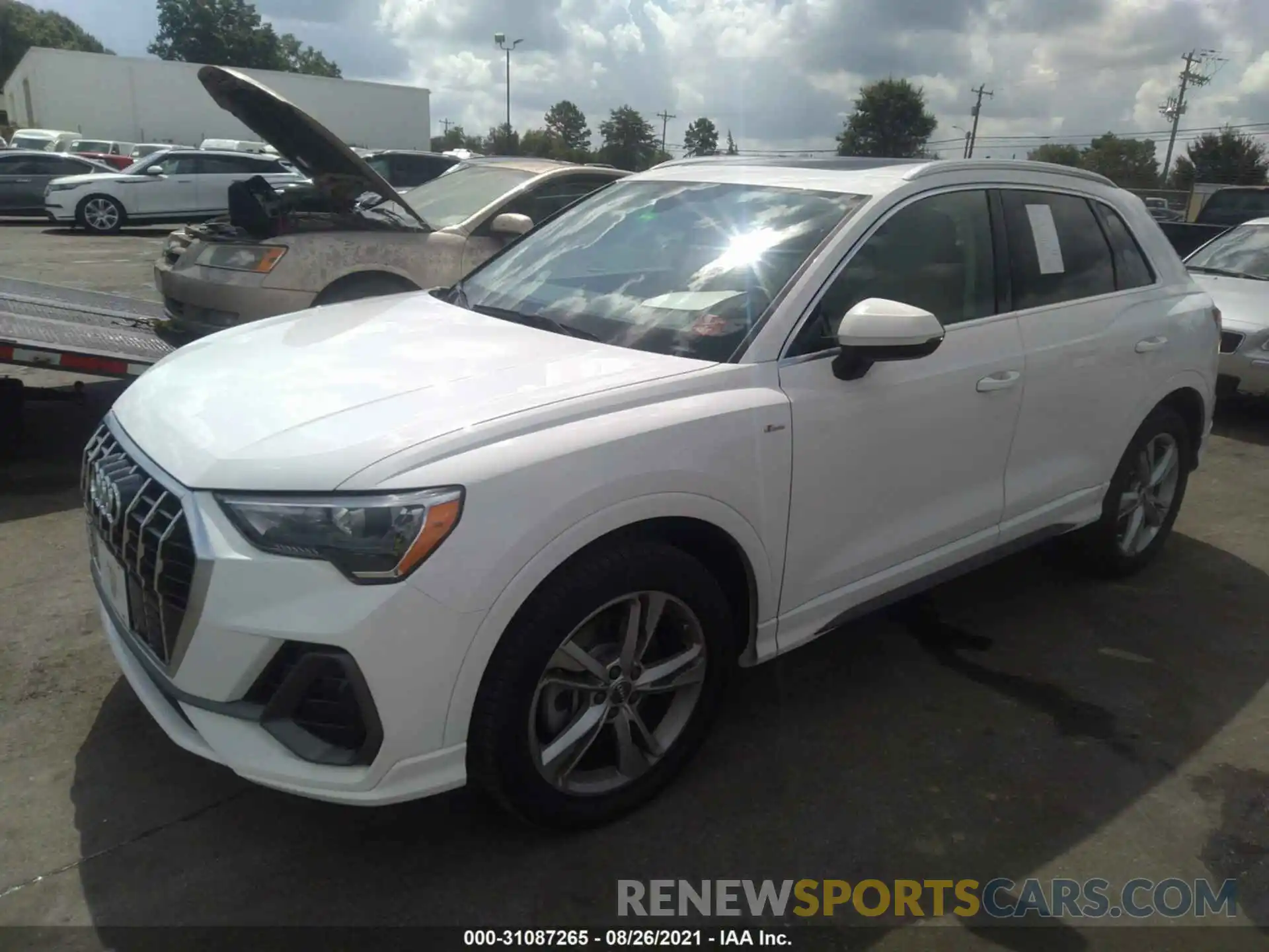 2 Photograph of a damaged car WA1DECF31L1048394 AUDI Q3 2020