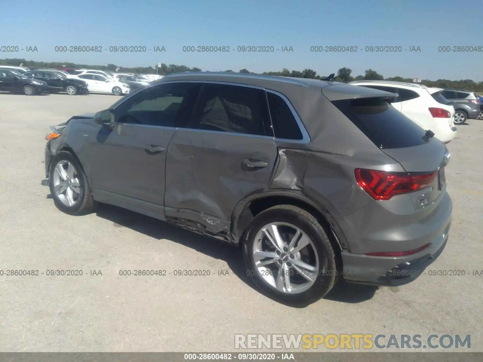 3 Photograph of a damaged car WA1DECF33L1019690 AUDI Q3 2020