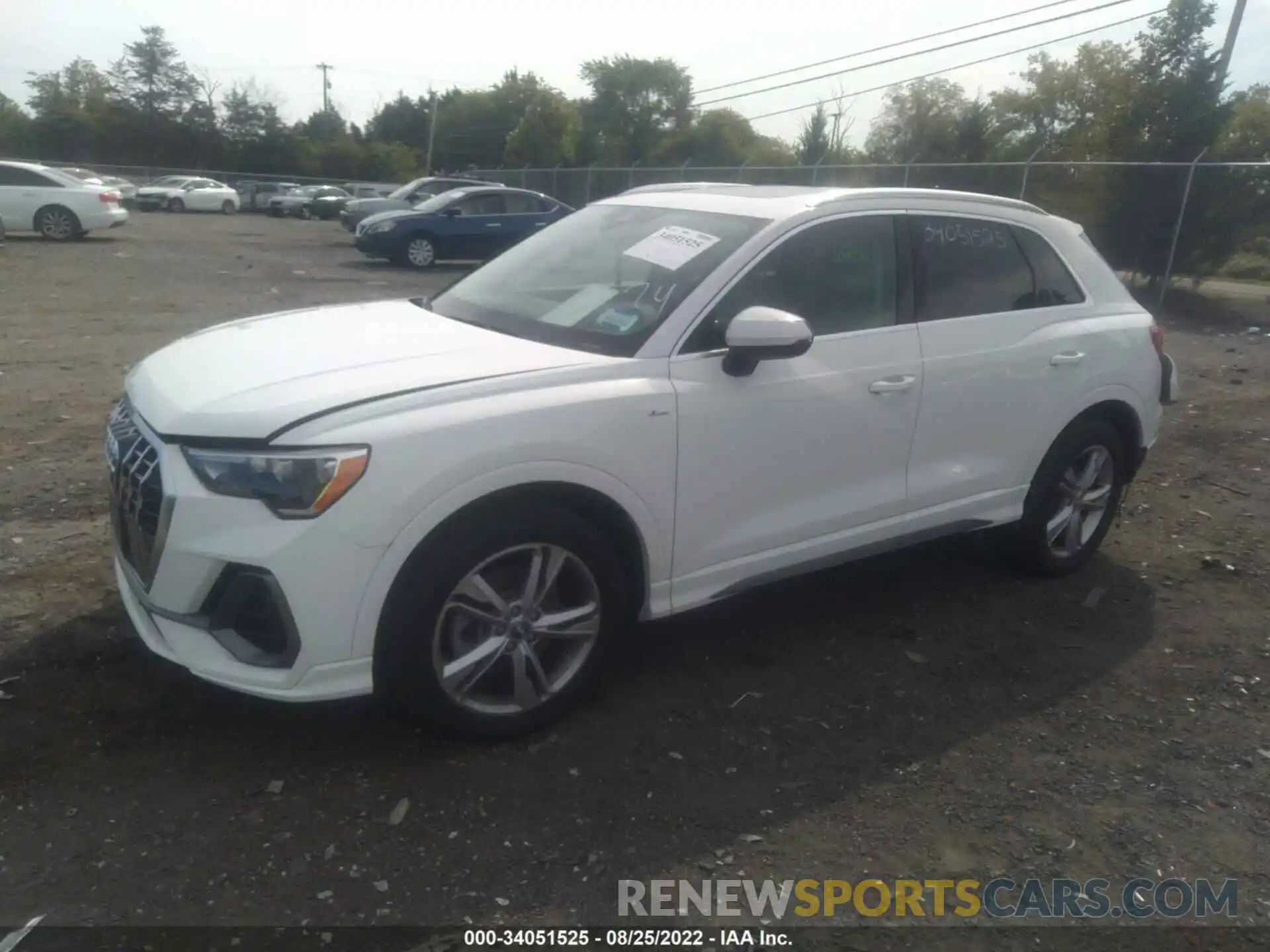 2 Photograph of a damaged car WA1DECF33L1079484 AUDI Q3 2020