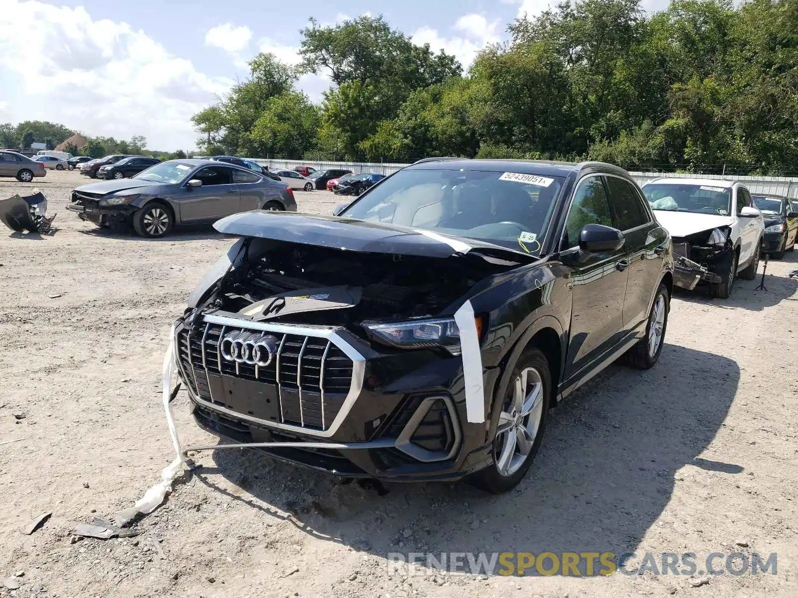 2 Photograph of a damaged car WA1DECF34L1106577 AUDI Q3 2020