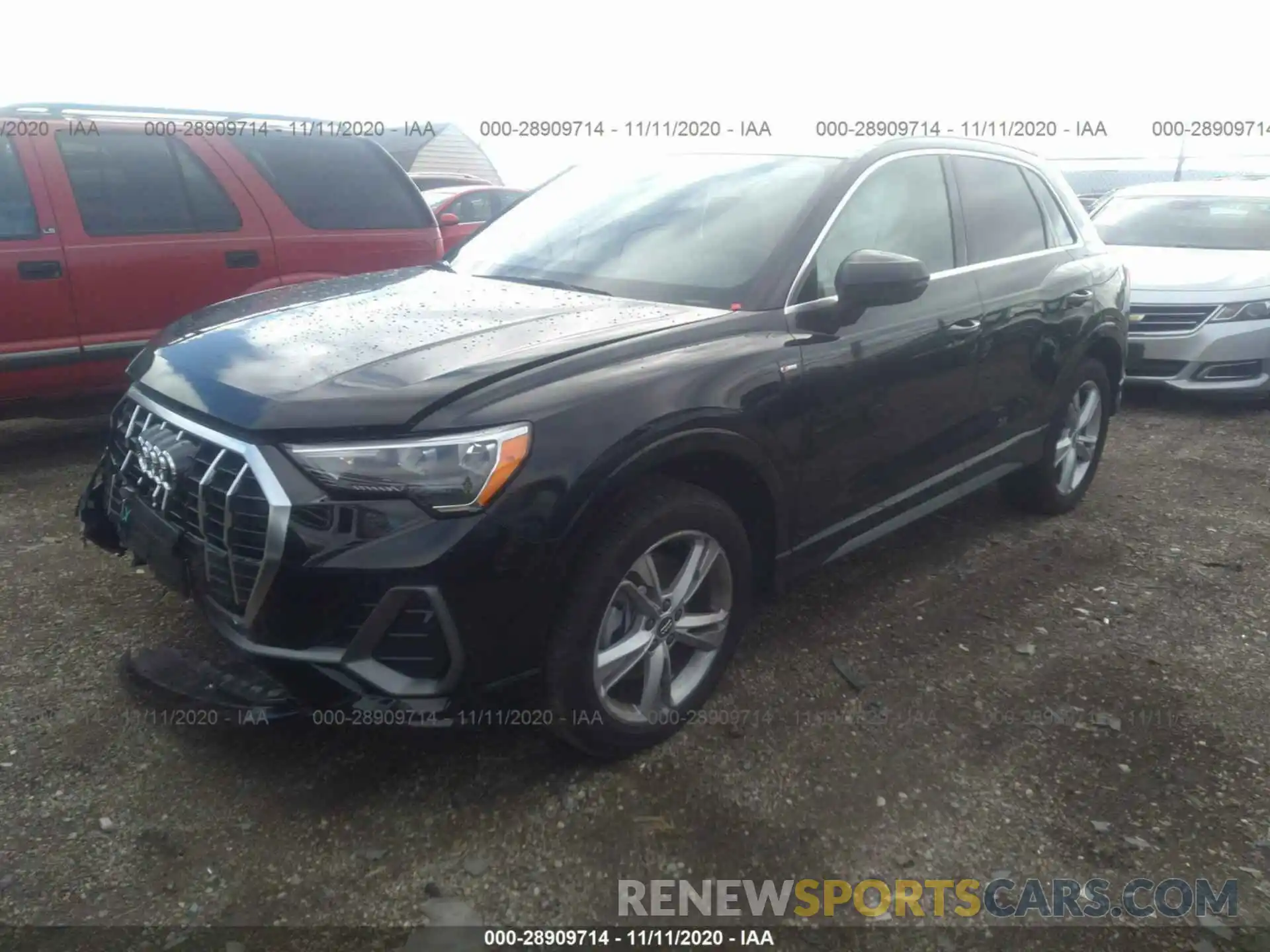 2 Photograph of a damaged car WA1DECF36L1042817 AUDI Q3 2020