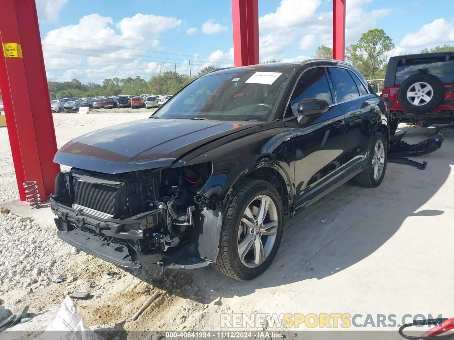 2 Photograph of a damaged car WA1DECF38L1023458 AUDI Q3 2020