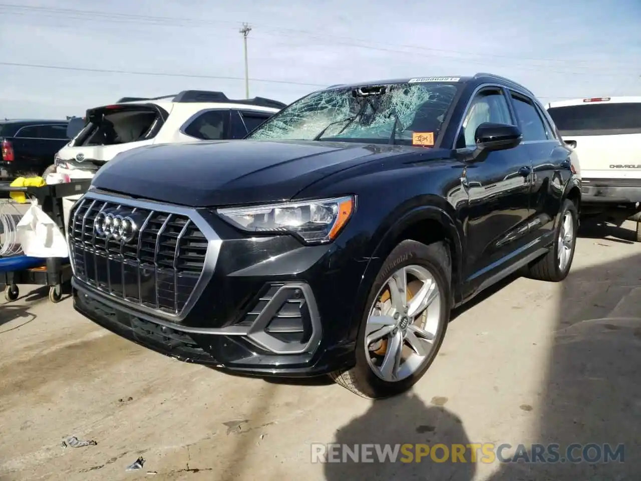 2 Photograph of a damaged car WA1DECF39L1061684 AUDI Q3 2020