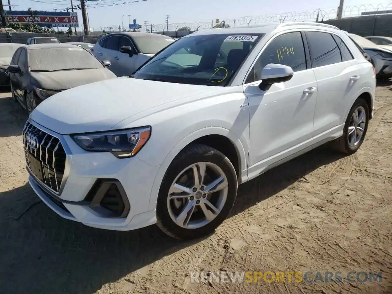 2 Photograph of a damaged car WA1DECF39L1098010 AUDI Q3 2020