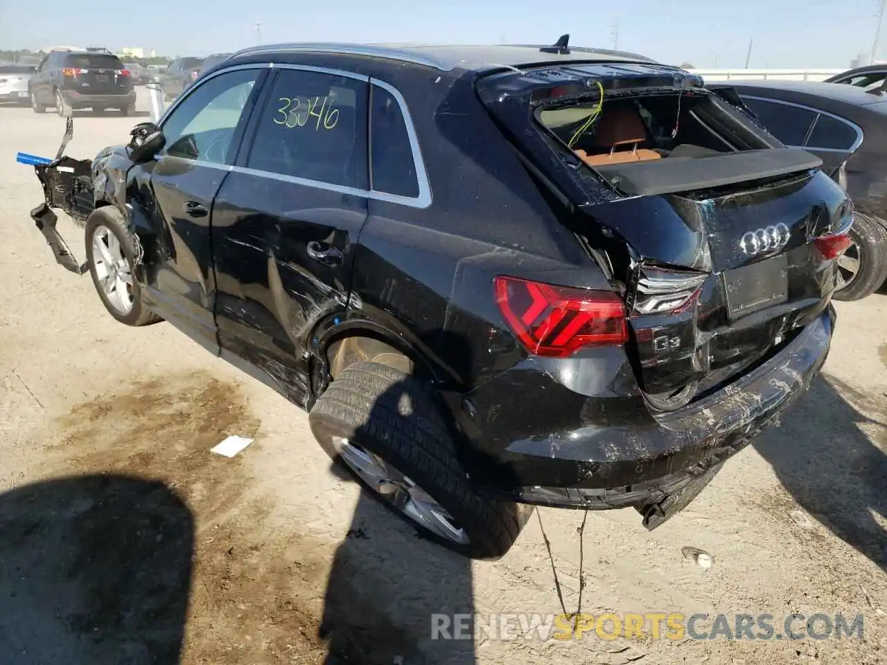 2 Photograph of a damaged car WA1DECF3XL1125215 AUDI Q3 2020