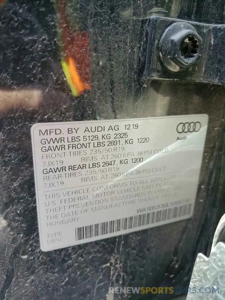 15 Photograph of a damaged car WA1EECF30L1055714 AUDI Q3 2020