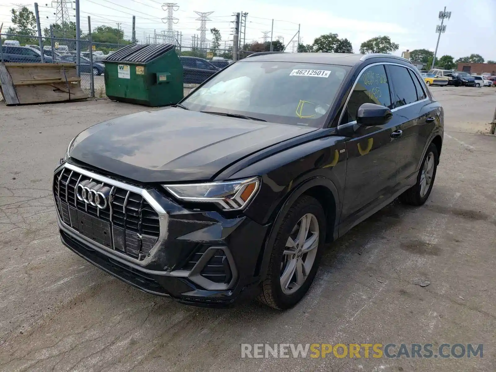 2 Photograph of a damaged car WA1EECF33L1111547 AUDI Q3 2020